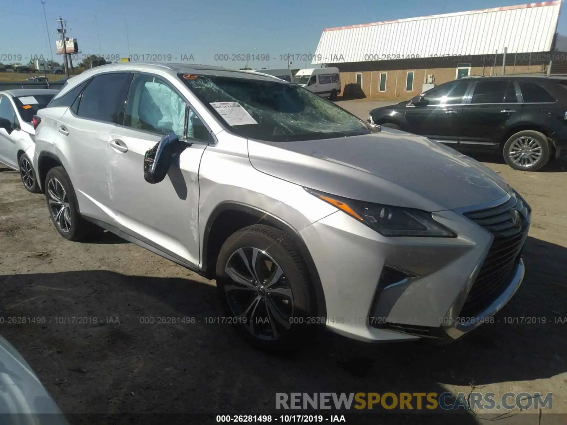 1 Photograph of a damaged car 2T2ZZMCA1KC127093 LEXUS RX 2019