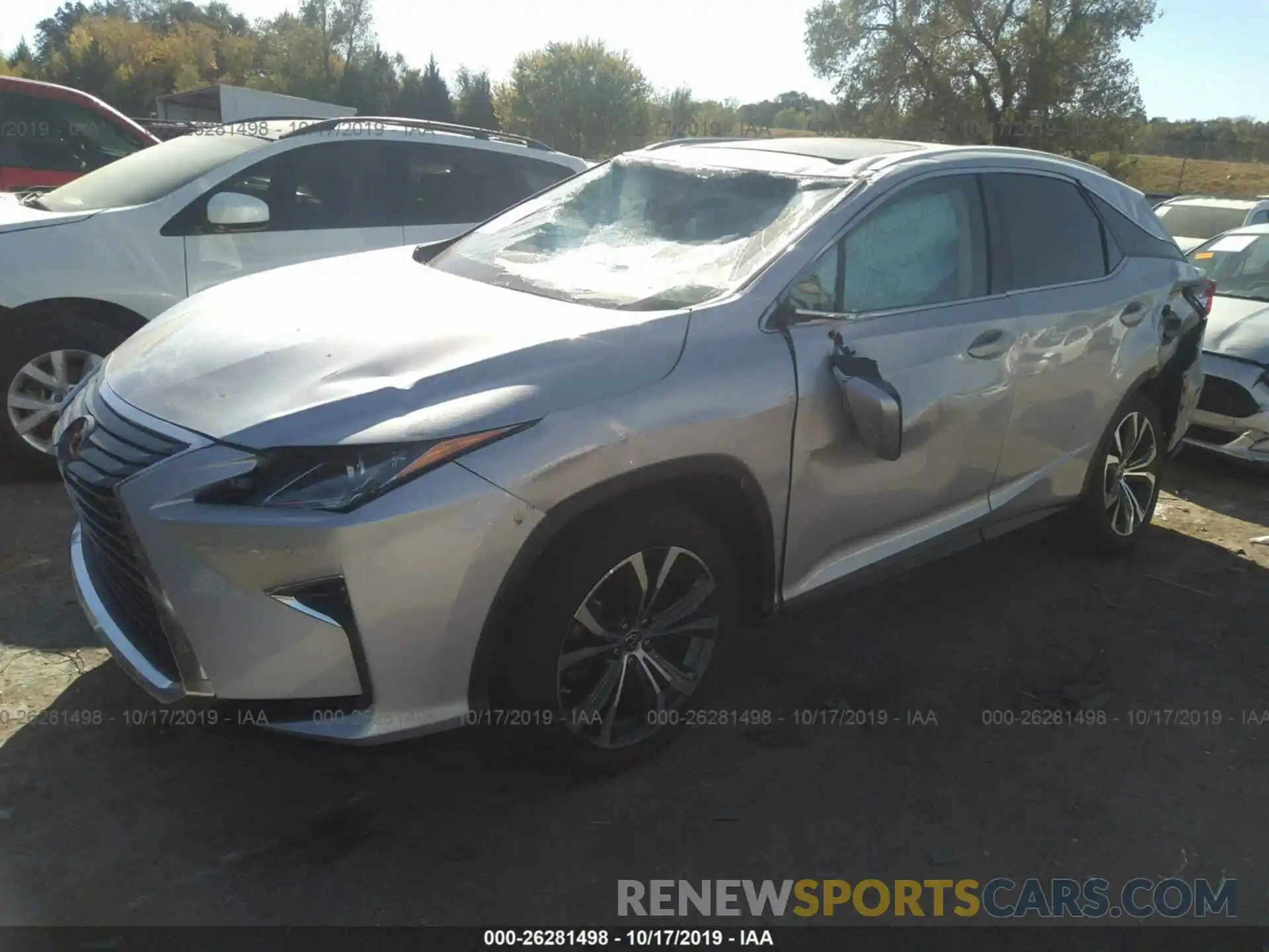 2 Photograph of a damaged car 2T2ZZMCA1KC127093 LEXUS RX 2019