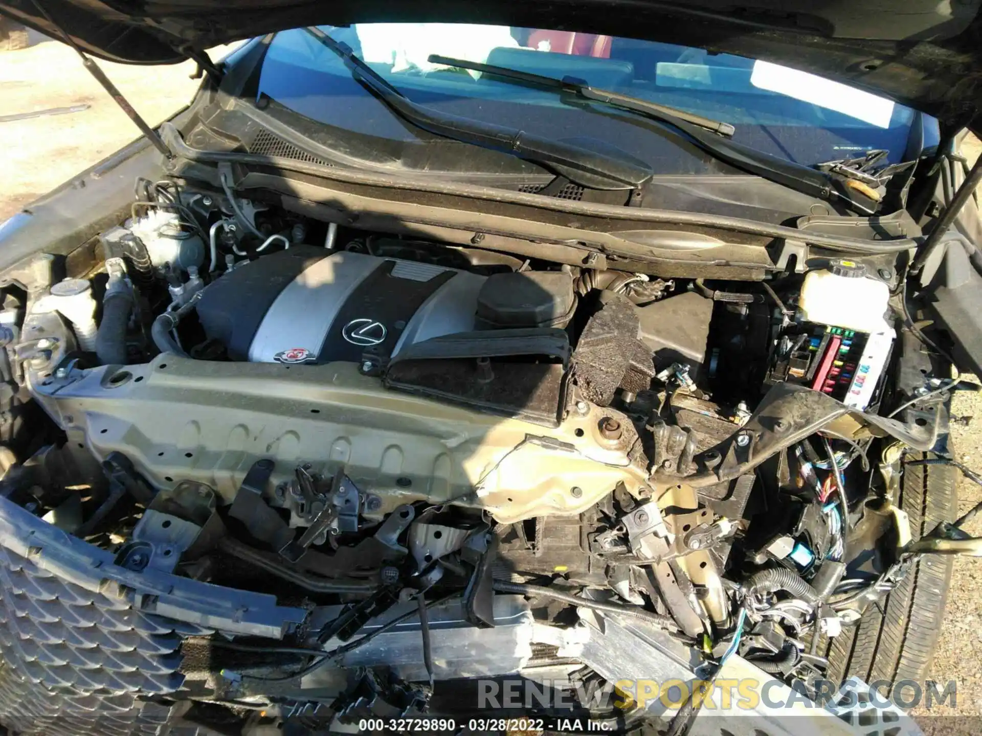 10 Photograph of a damaged car 2T2ZZMCA1KC127904 LEXUS RX 2019