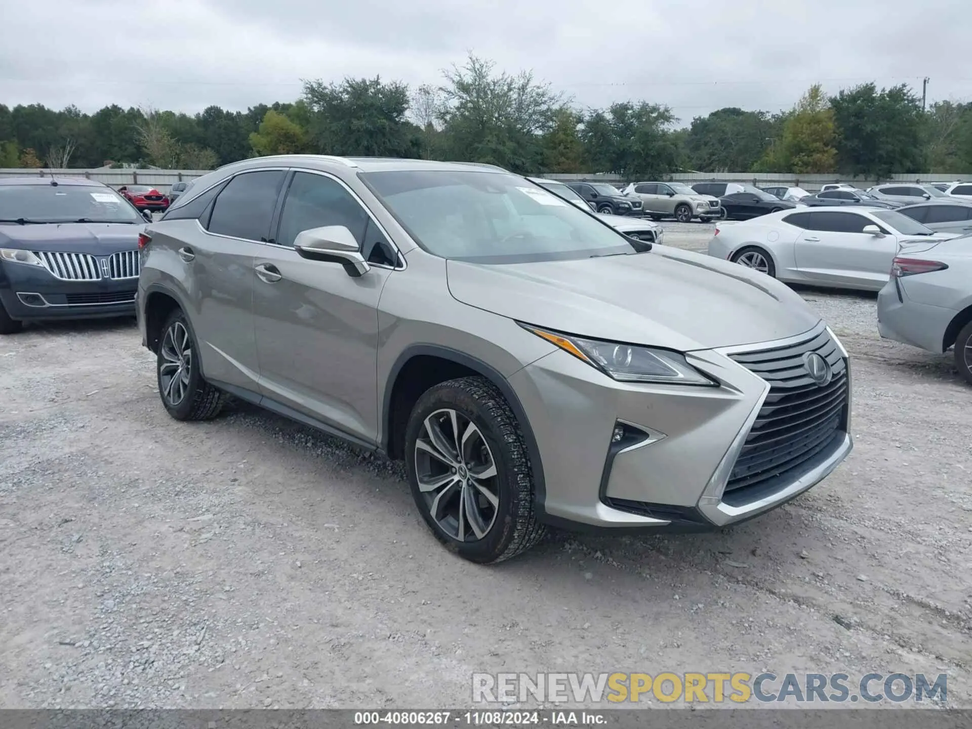 1 Photograph of a damaged car 2T2ZZMCA2KC117463 LEXUS RX 2019