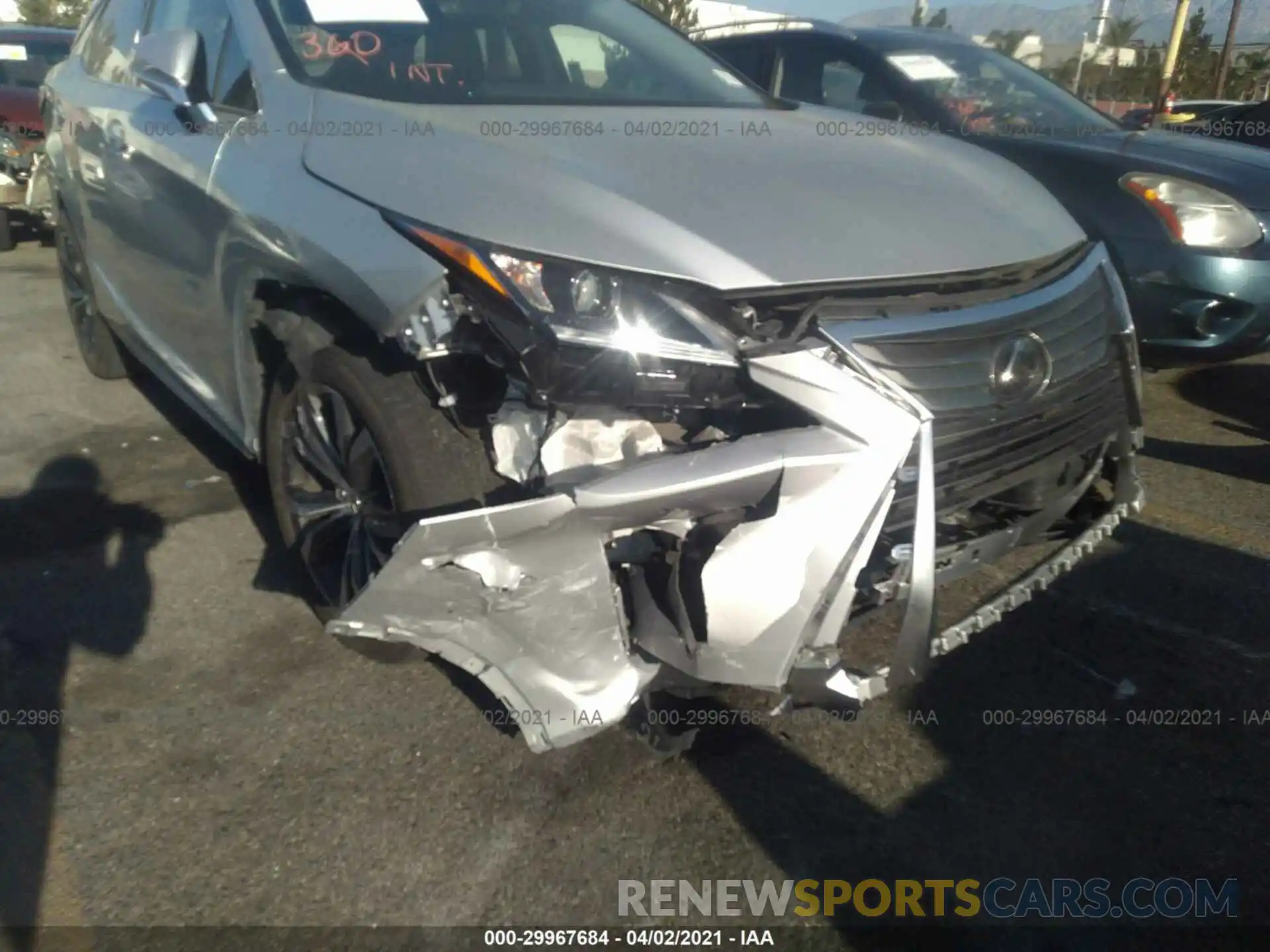 6 Photograph of a damaged car 2T2ZZMCA2KC135882 LEXUS RX 2019