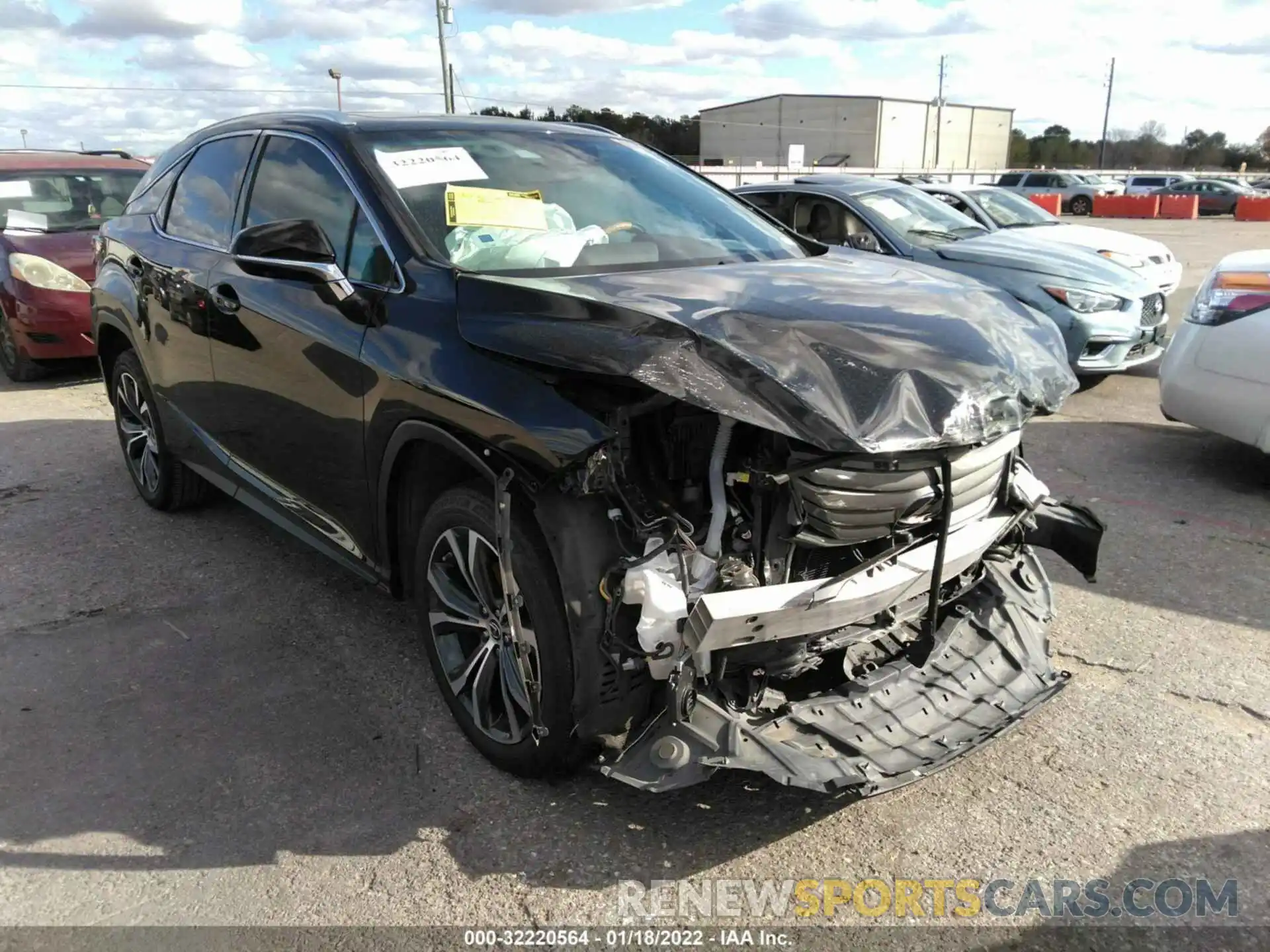 1 Photograph of a damaged car 2T2ZZMCA2KC139561 LEXUS RX 2019