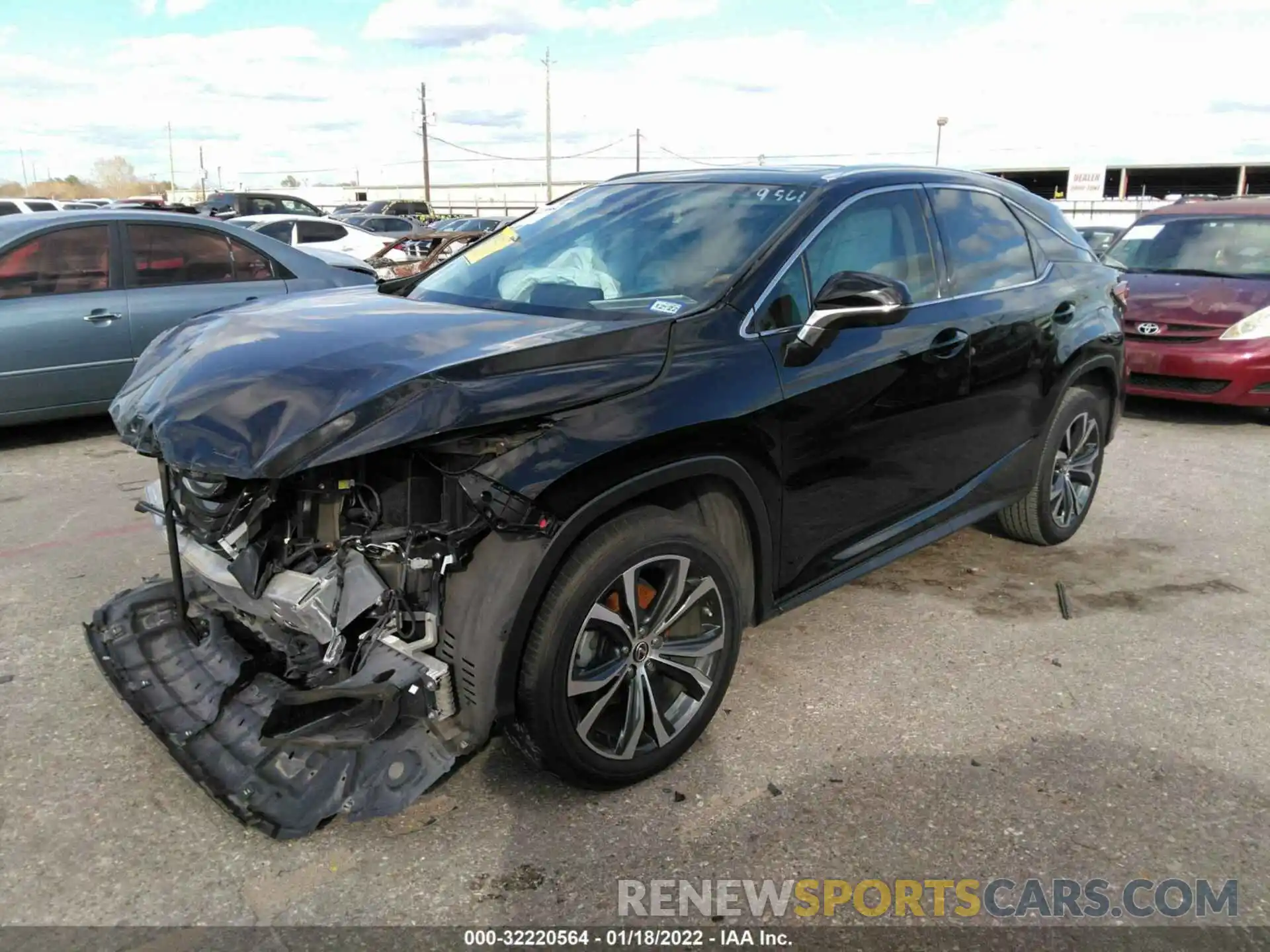 2 Photograph of a damaged car 2T2ZZMCA2KC139561 LEXUS RX 2019