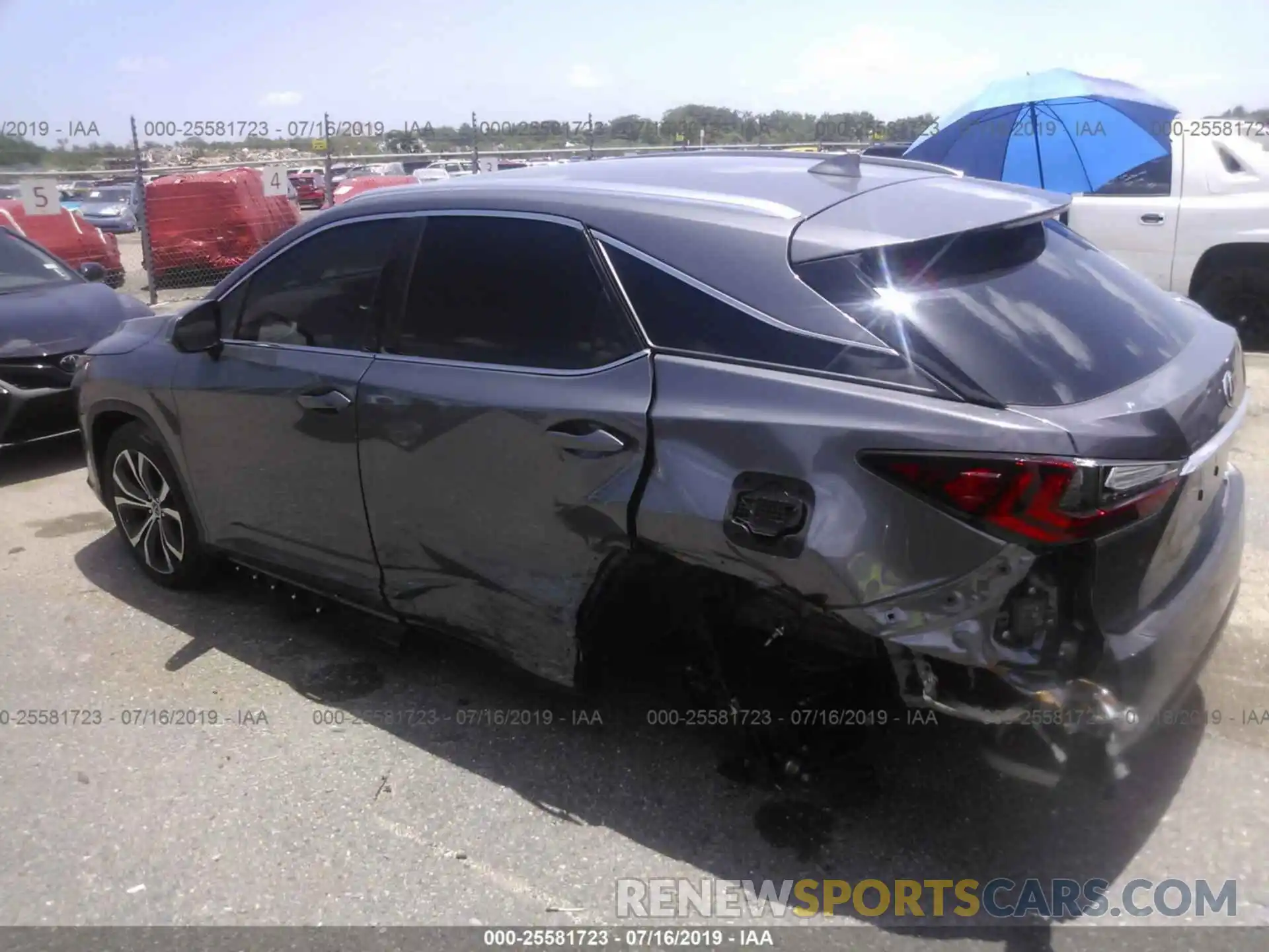 3 Photograph of a damaged car 2T2ZZMCA2KC139897 LEXUS RX 2019