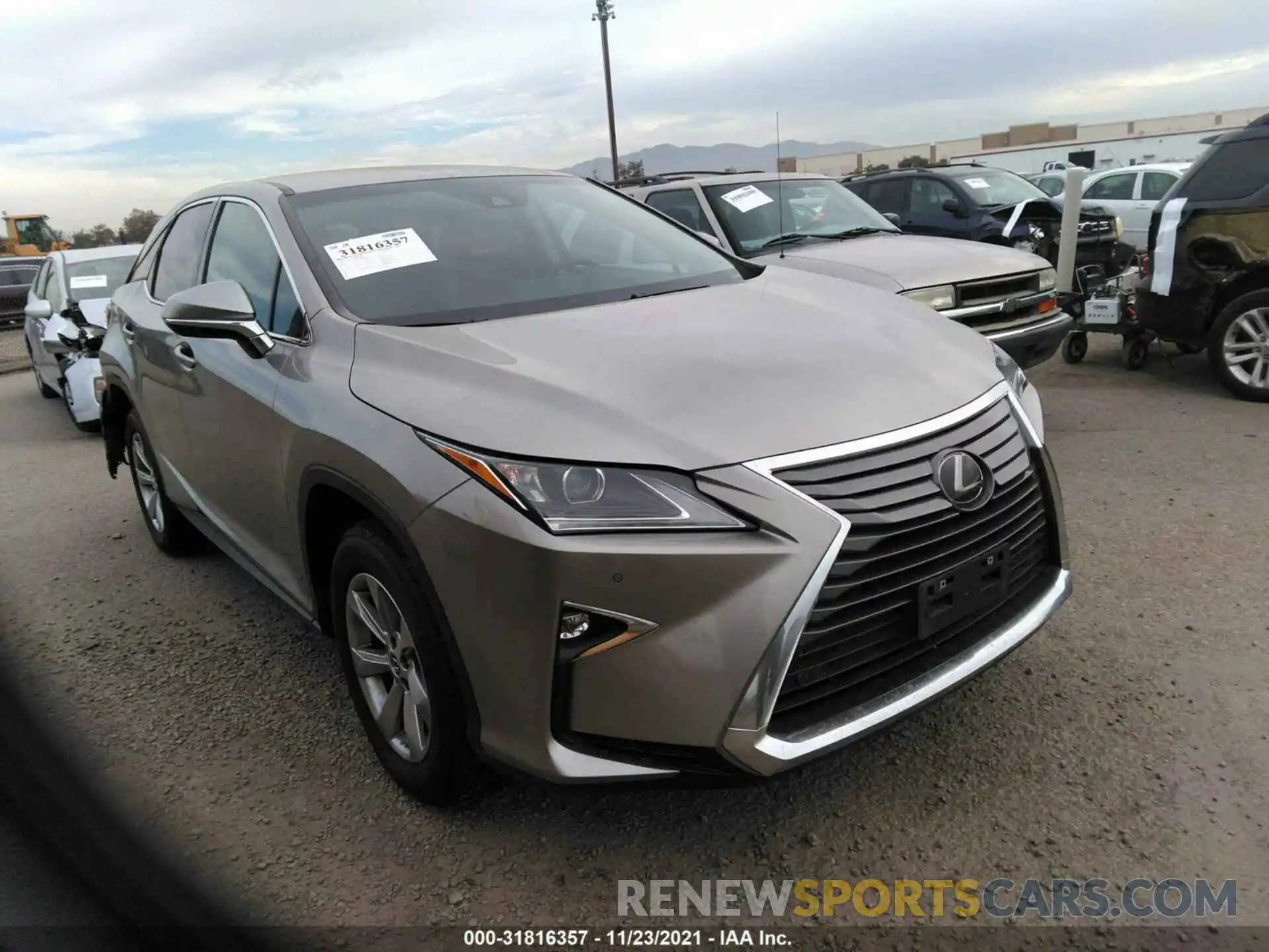 1 Photograph of a damaged car 2T2ZZMCA2KC150107 LEXUS RX 2019