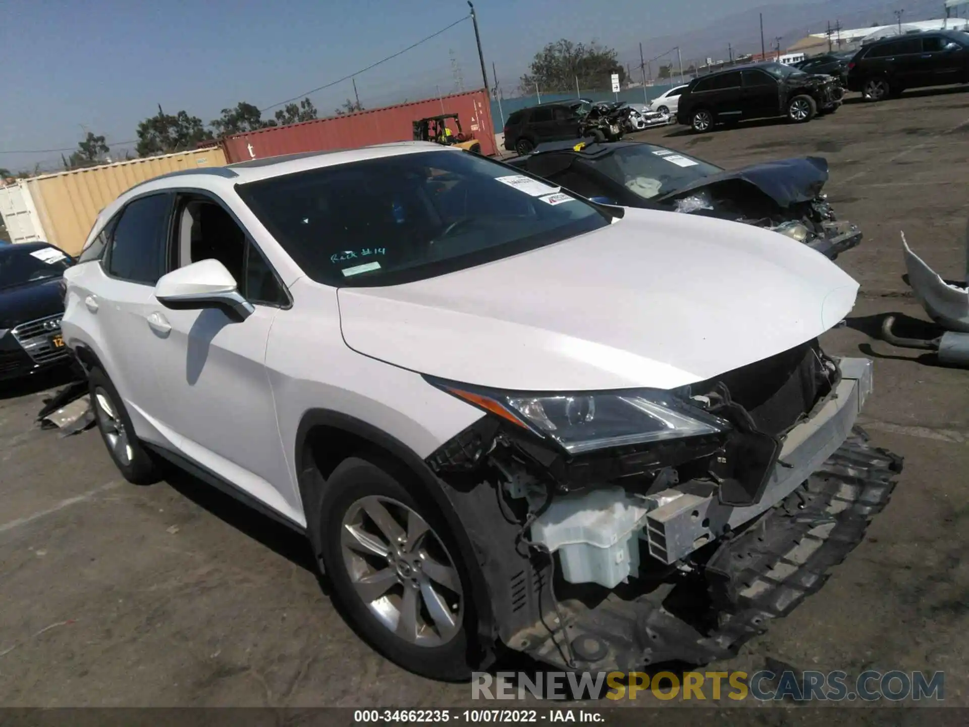 1 Photograph of a damaged car 2T2ZZMCA3KC121425 LEXUS RX 2019