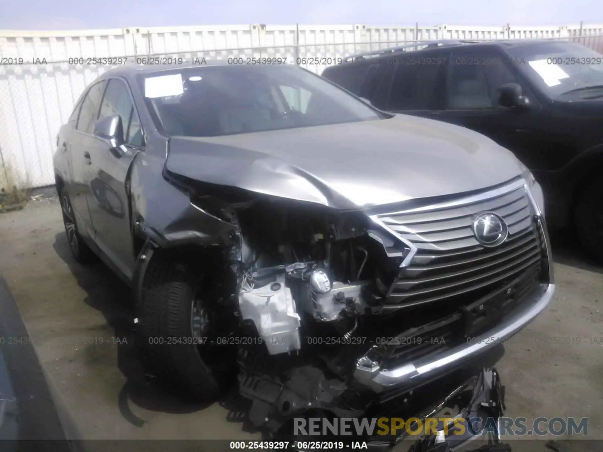 1 Photograph of a damaged car 2T2ZZMCA3KC125667 LEXUS RX 2019