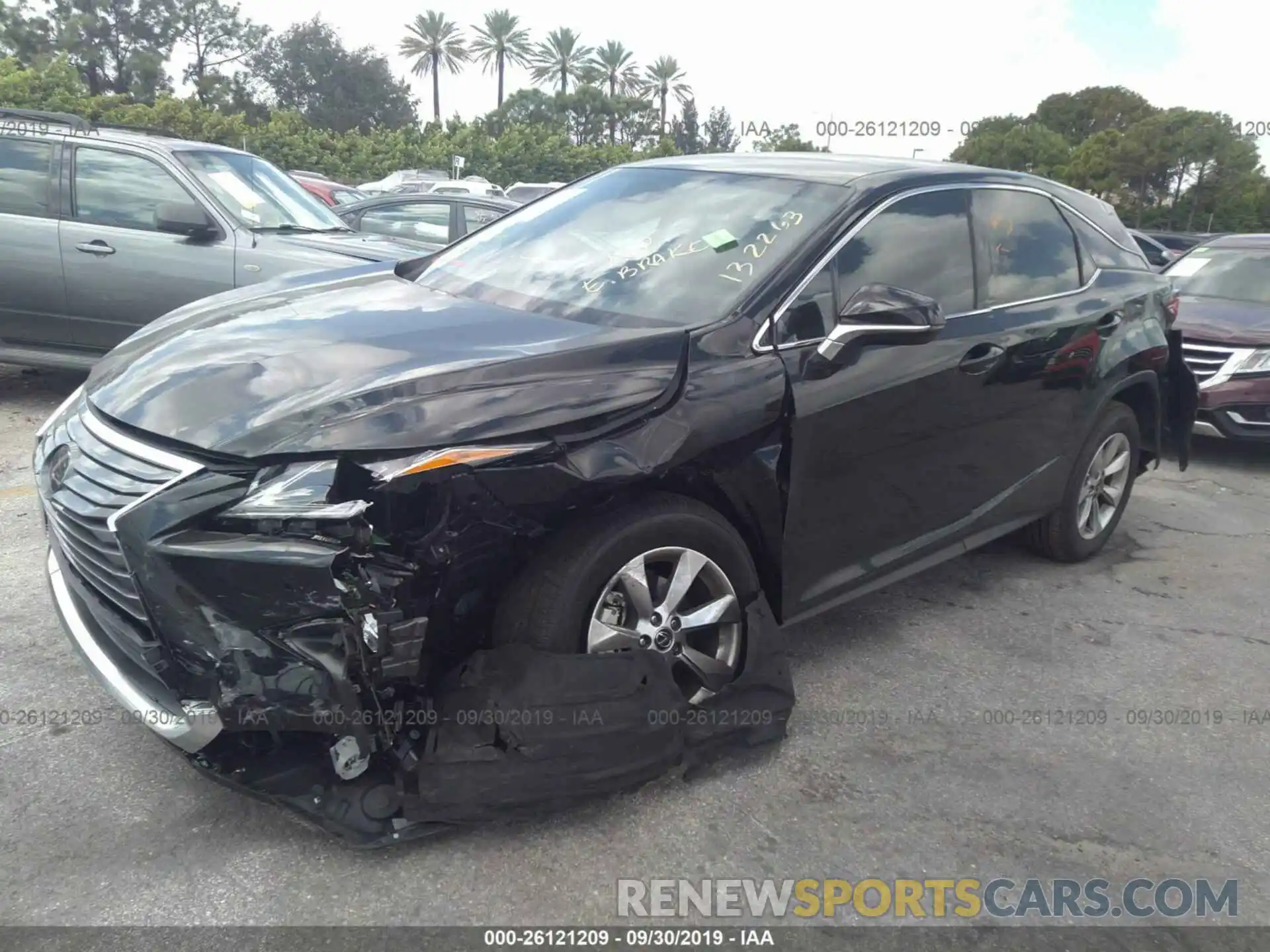 2 Photograph of a damaged car 2T2ZZMCA3KC132263 LEXUS RX 2019