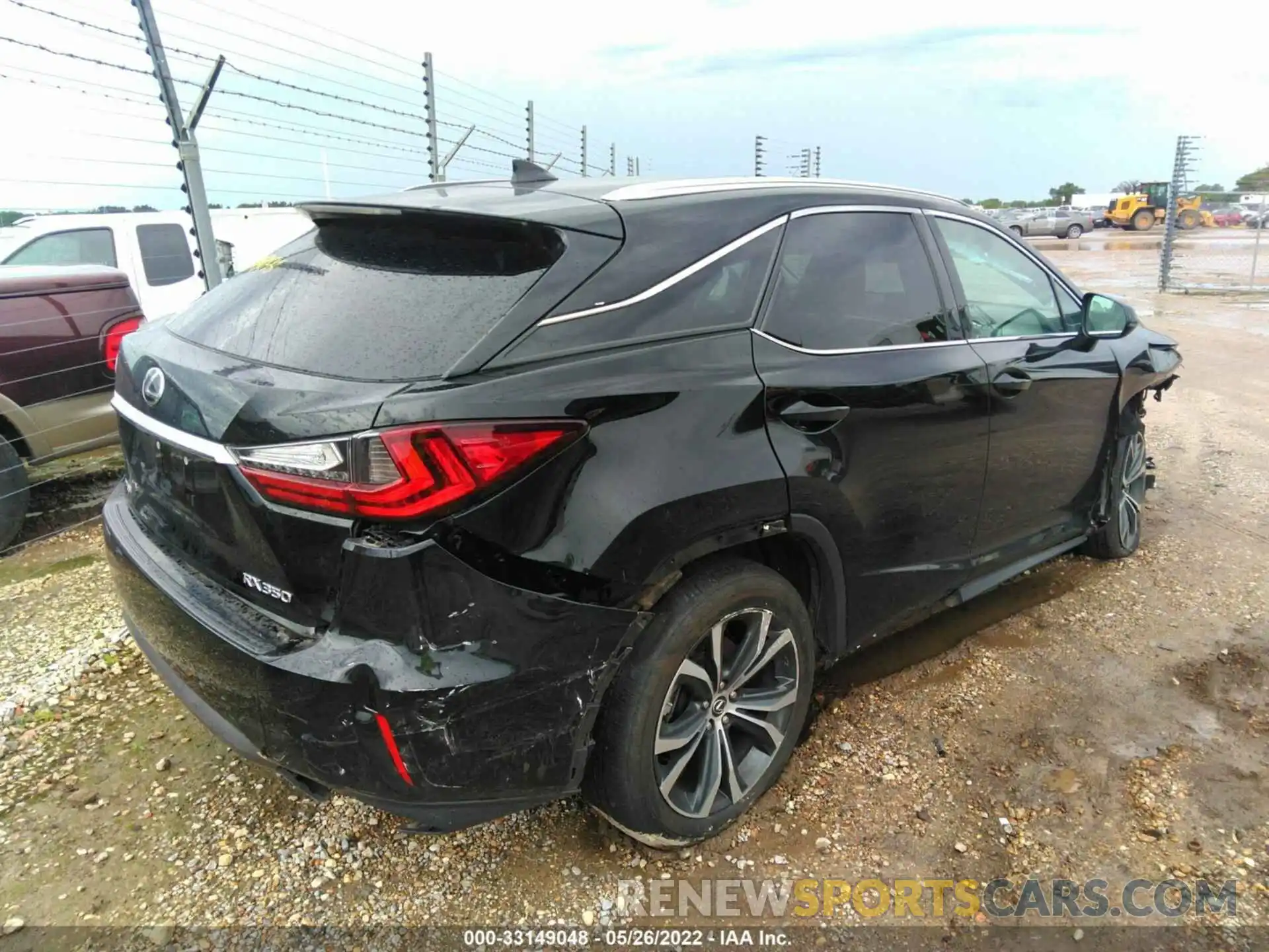 4 Photograph of a damaged car 2T2ZZMCA4KC119893 LEXUS RX 2019