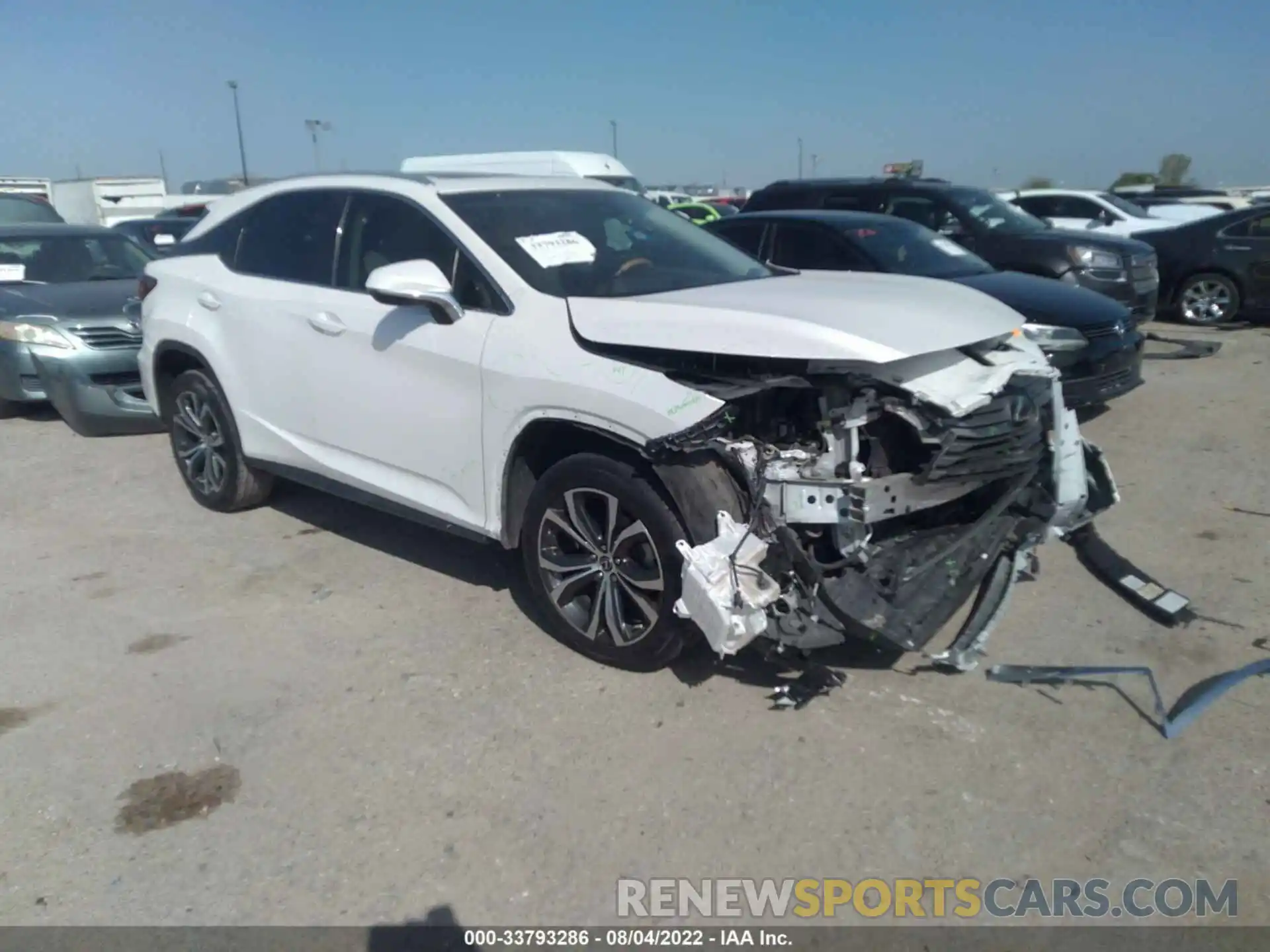 1 Photograph of a damaged car 2T2ZZMCA5KC122611 LEXUS RX 2019