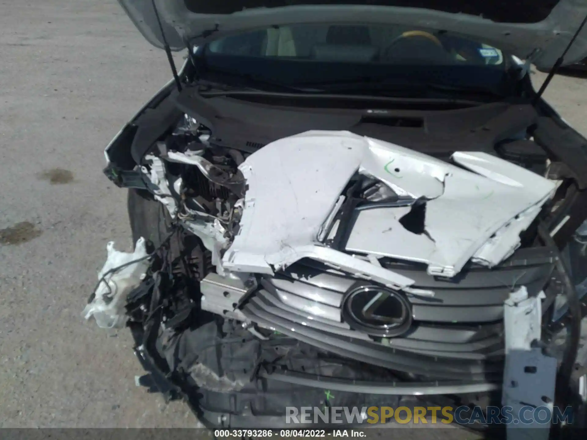 10 Photograph of a damaged car 2T2ZZMCA5KC122611 LEXUS RX 2019