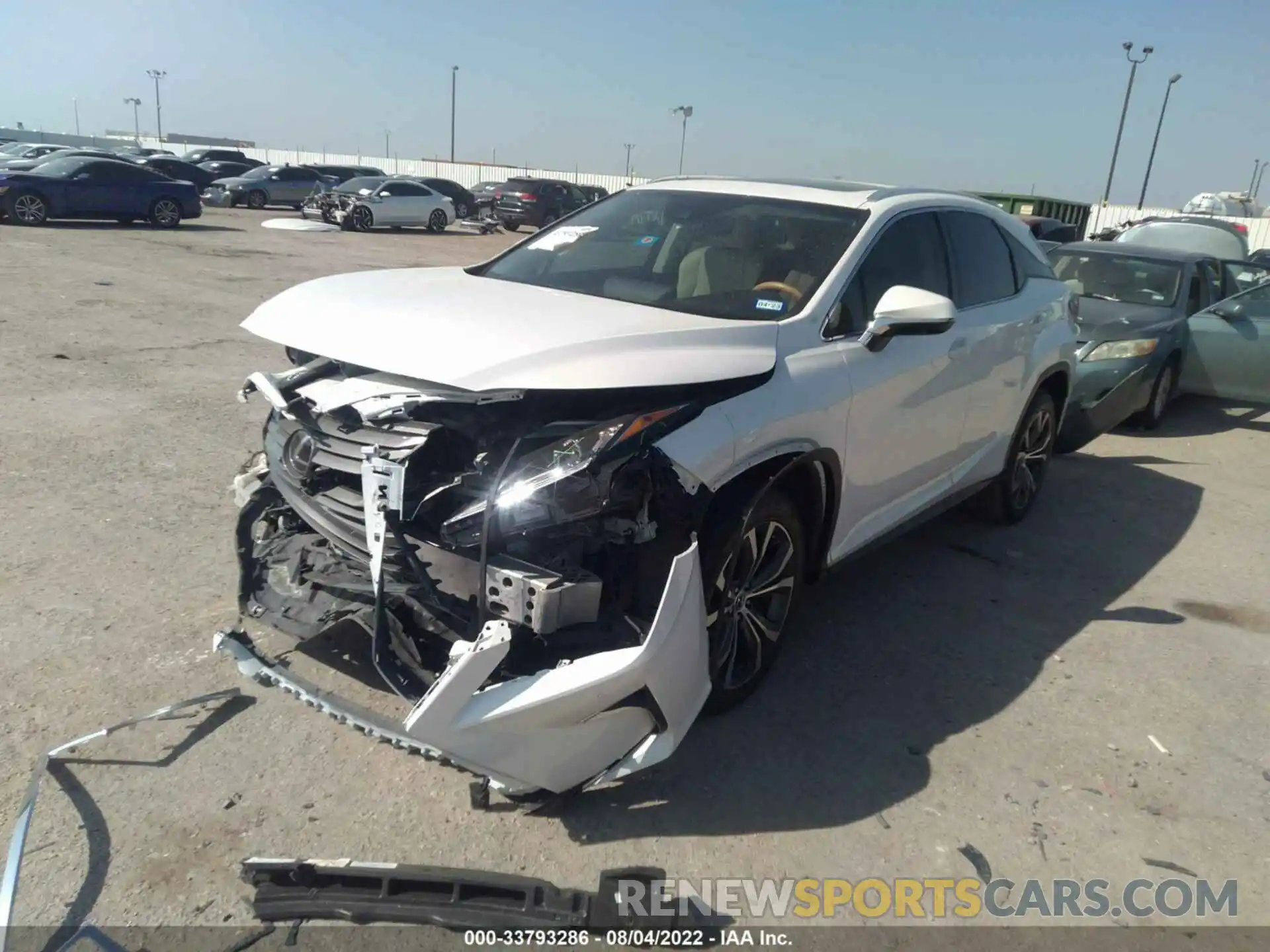 2 Photograph of a damaged car 2T2ZZMCA5KC122611 LEXUS RX 2019