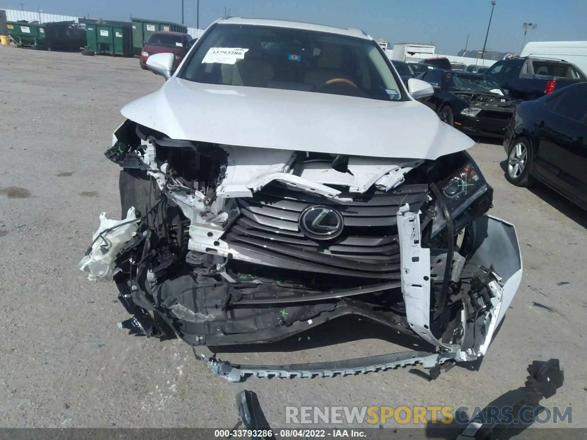 6 Photograph of a damaged car 2T2ZZMCA5KC122611 LEXUS RX 2019