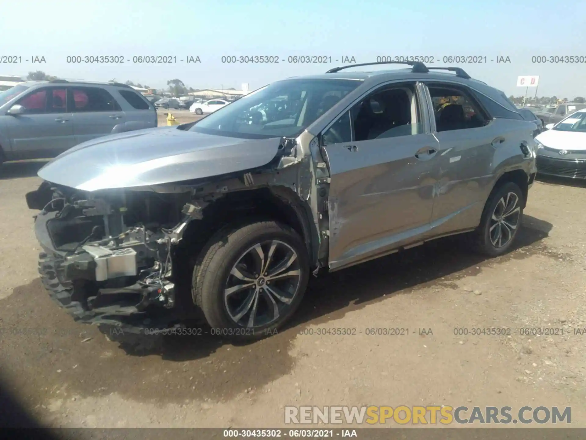 2 Photograph of a damaged car 2T2ZZMCA5KC125167 LEXUS RX 2019