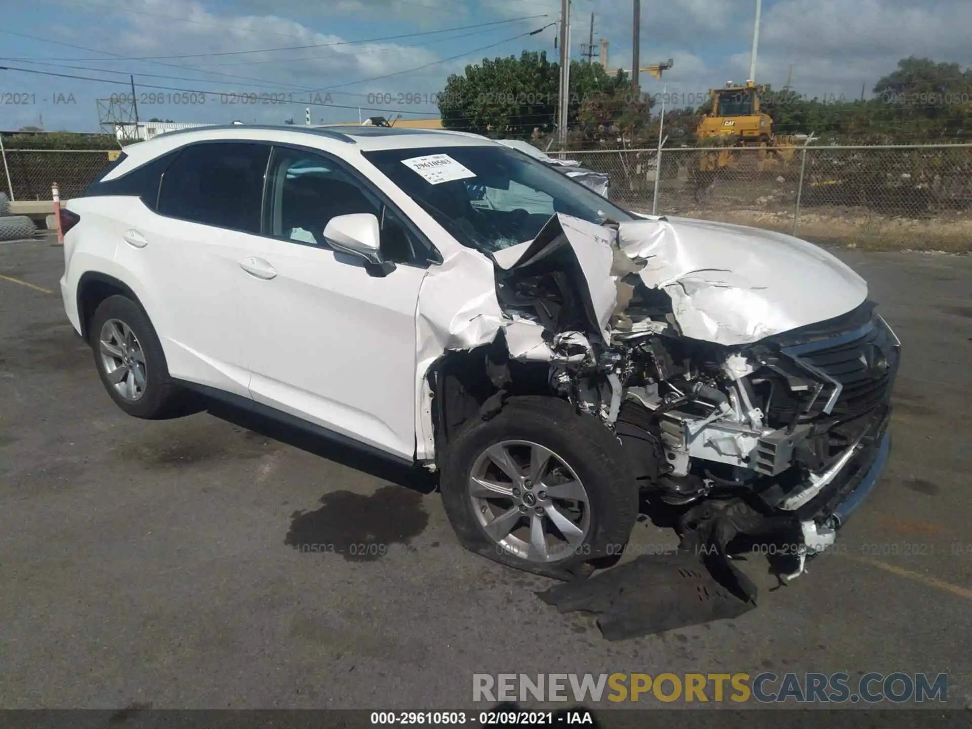 1 Photograph of a damaged car 2T2ZZMCA6KC125565 LEXUS RX 2019