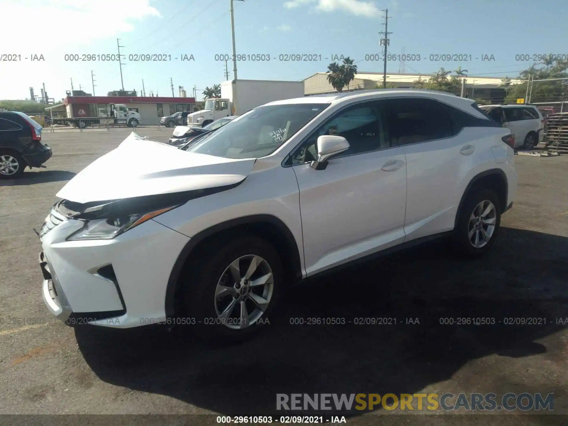 2 Photograph of a damaged car 2T2ZZMCA6KC125565 LEXUS RX 2019