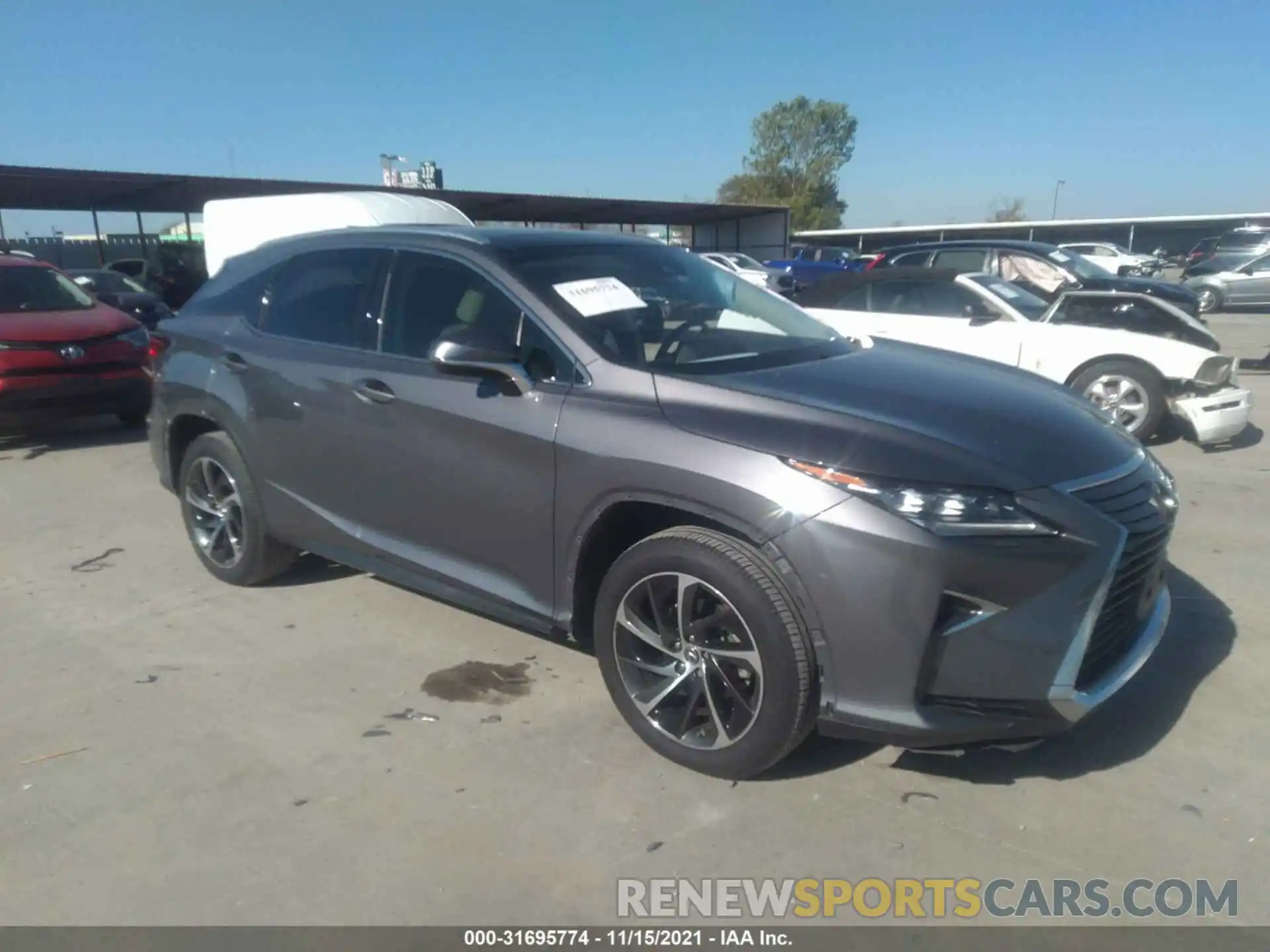 1 Photograph of a damaged car 2T2ZZMCA6KC125677 LEXUS RX 2019