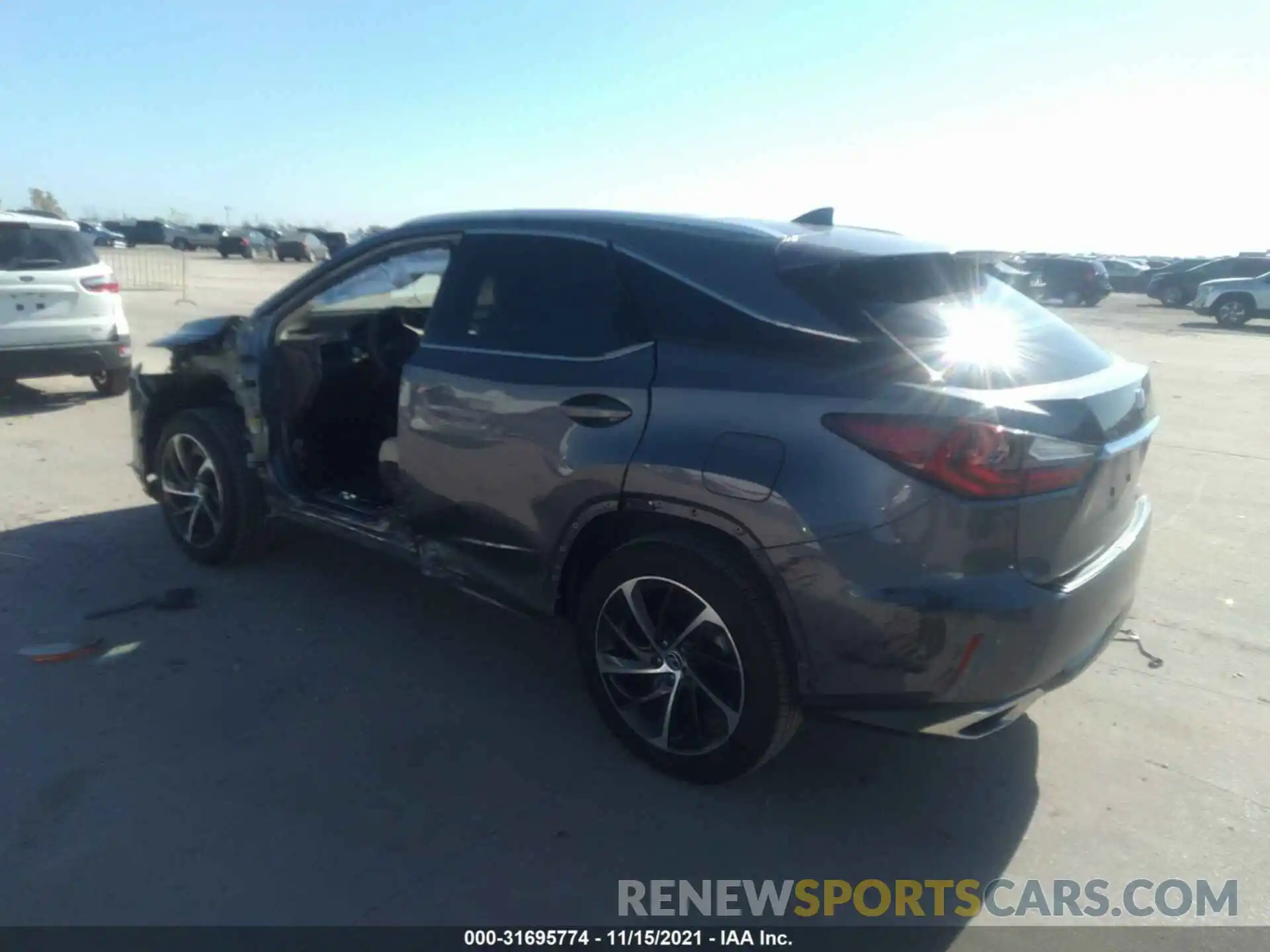 3 Photograph of a damaged car 2T2ZZMCA6KC125677 LEXUS RX 2019