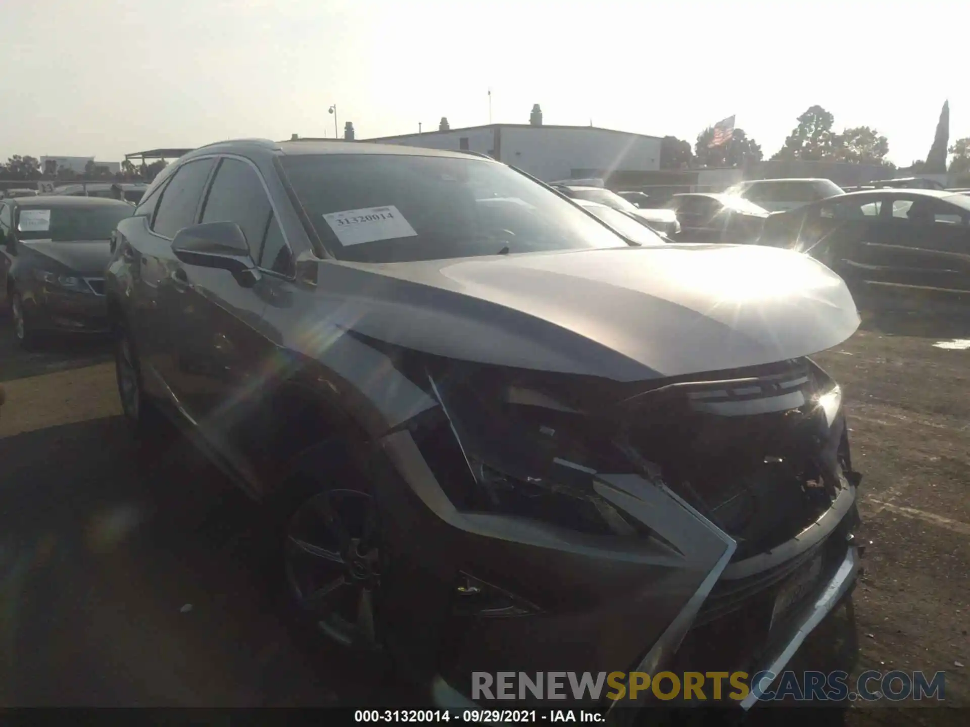 1 Photograph of a damaged car 2T2ZZMCA6KC137084 LEXUS RX 2019