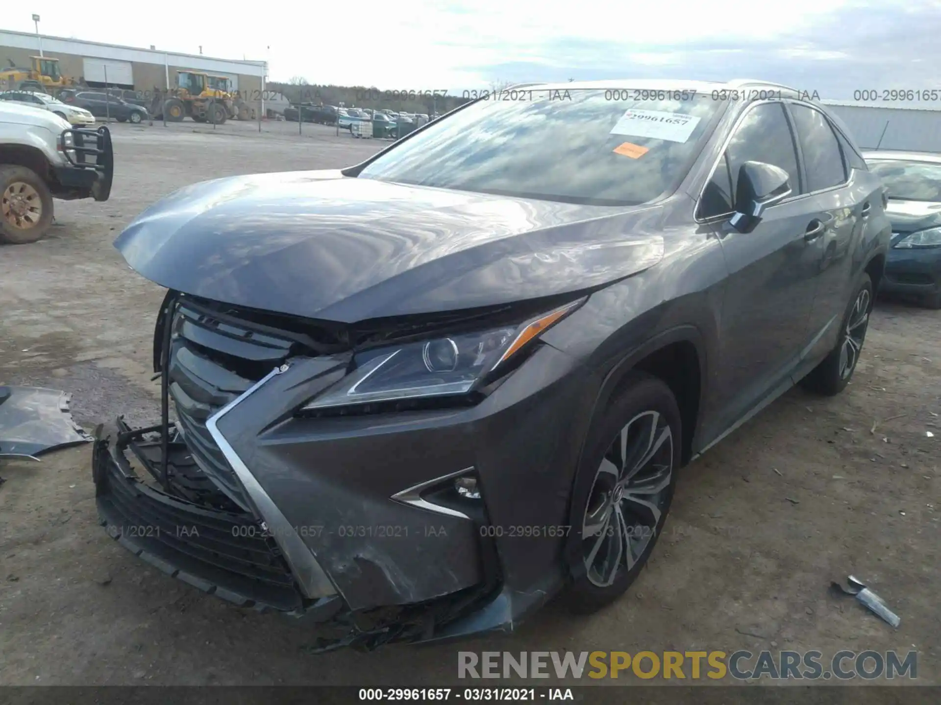 2 Photograph of a damaged car 2T2ZZMCA6KC144178 LEXUS RX 2019