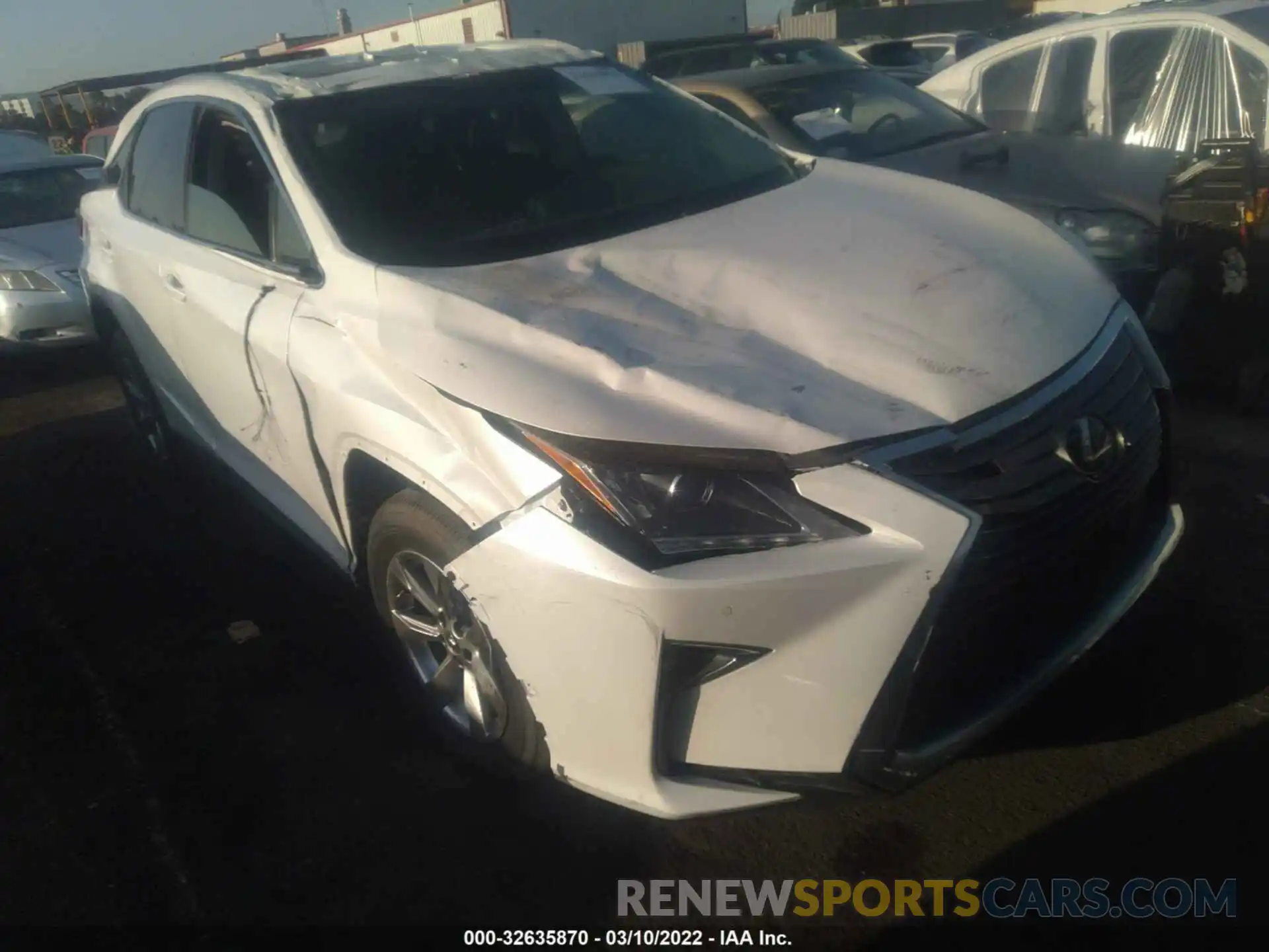 1 Photograph of a damaged car 2T2ZZMCA7KC124151 LEXUS RX 2019