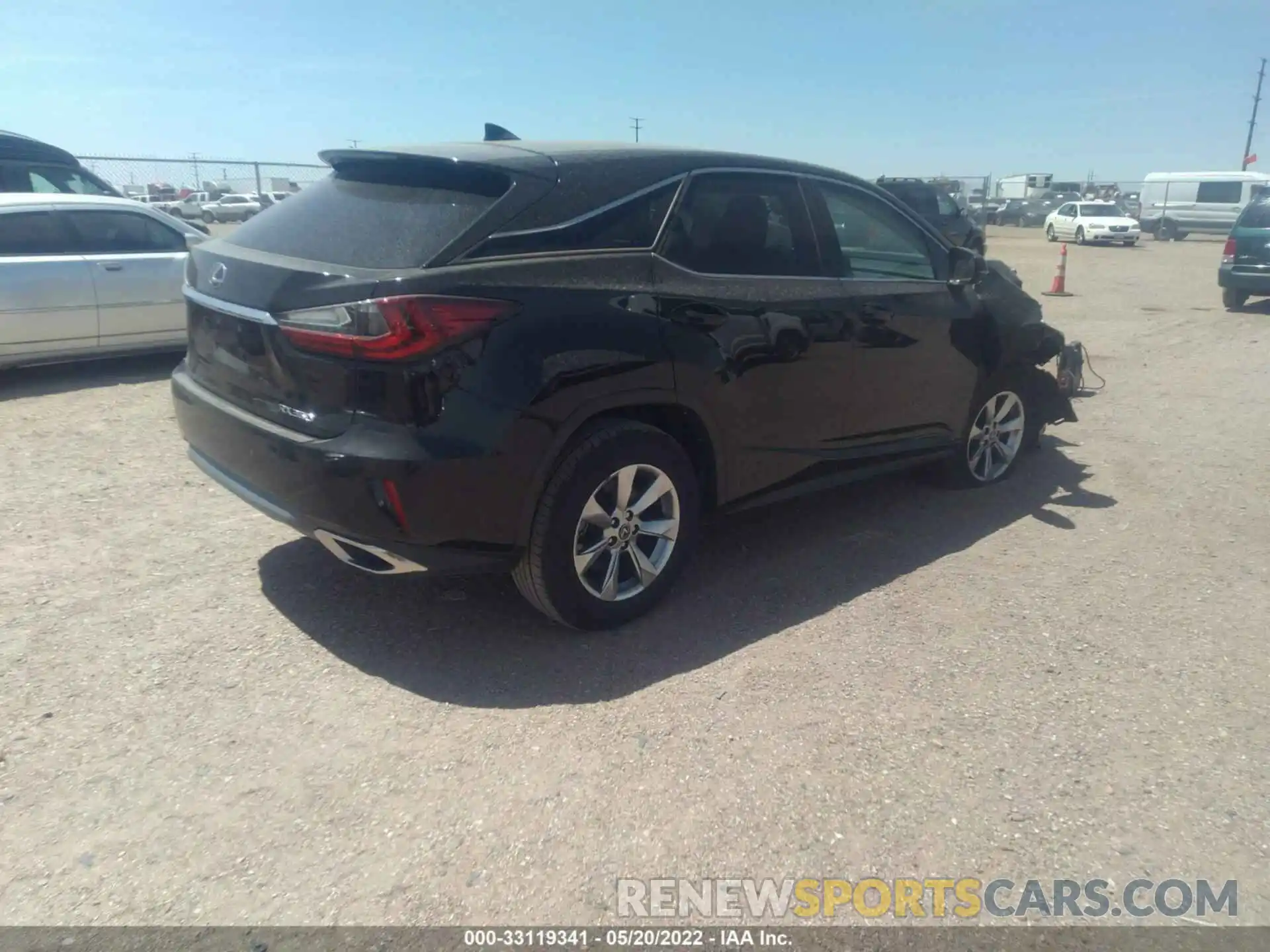 4 Photograph of a damaged car 2T2ZZMCA7KC134341 LEXUS RX 2019