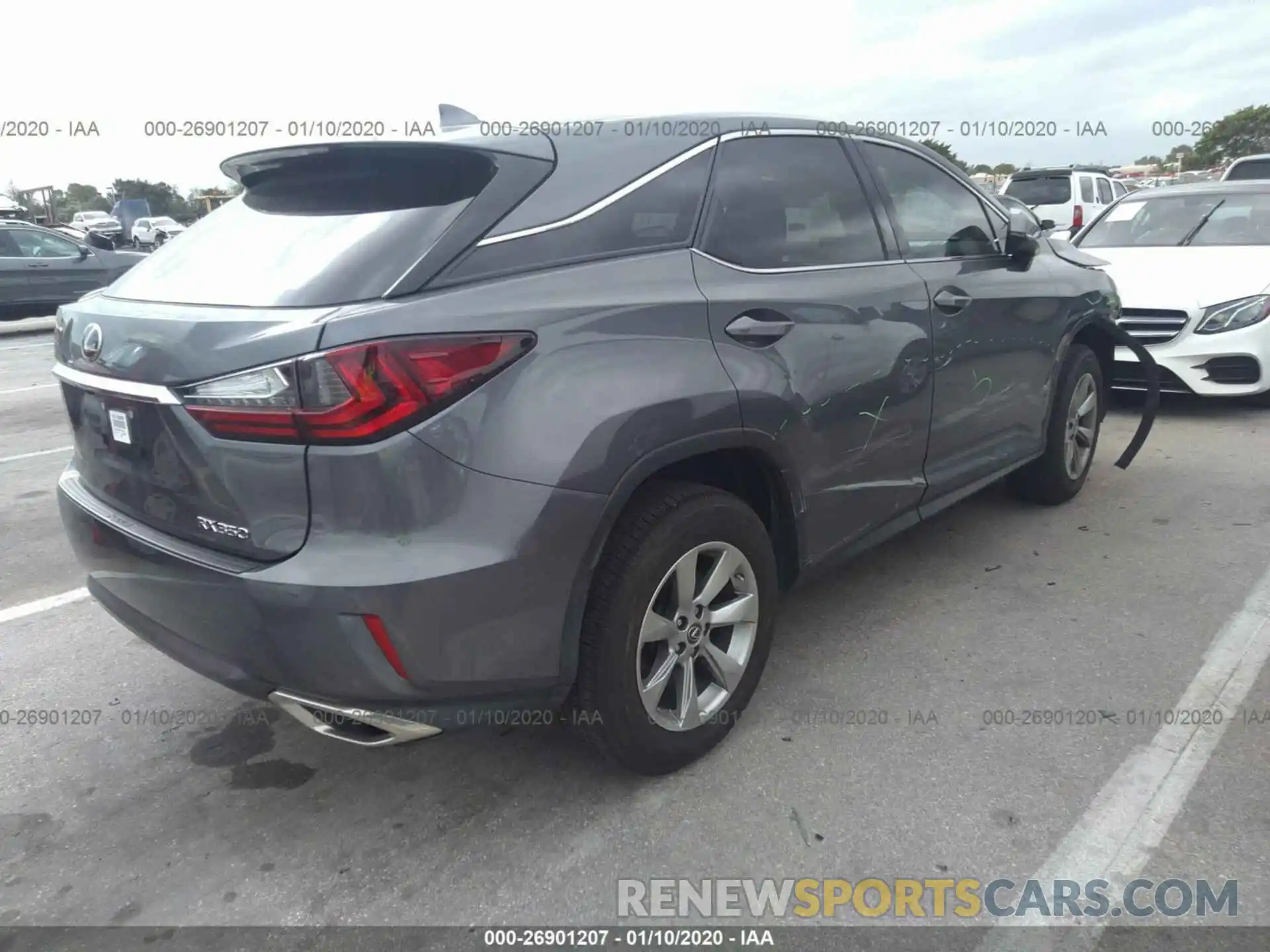 4 Photograph of a damaged car 2T2ZZMCA8KC121534 LEXUS RX 2019