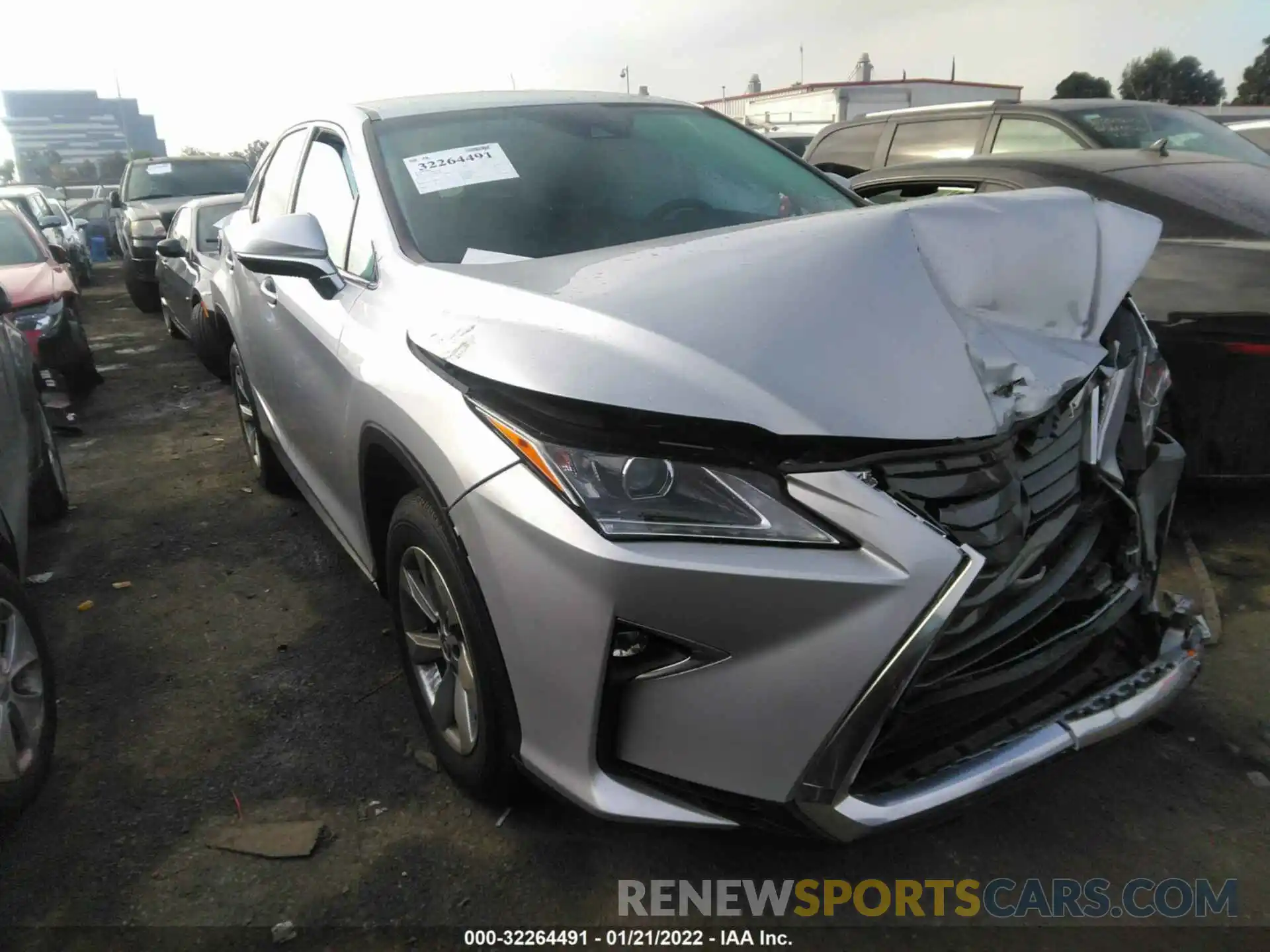 1 Photograph of a damaged car 2T2ZZMCA8KC123767 LEXUS RX 2019