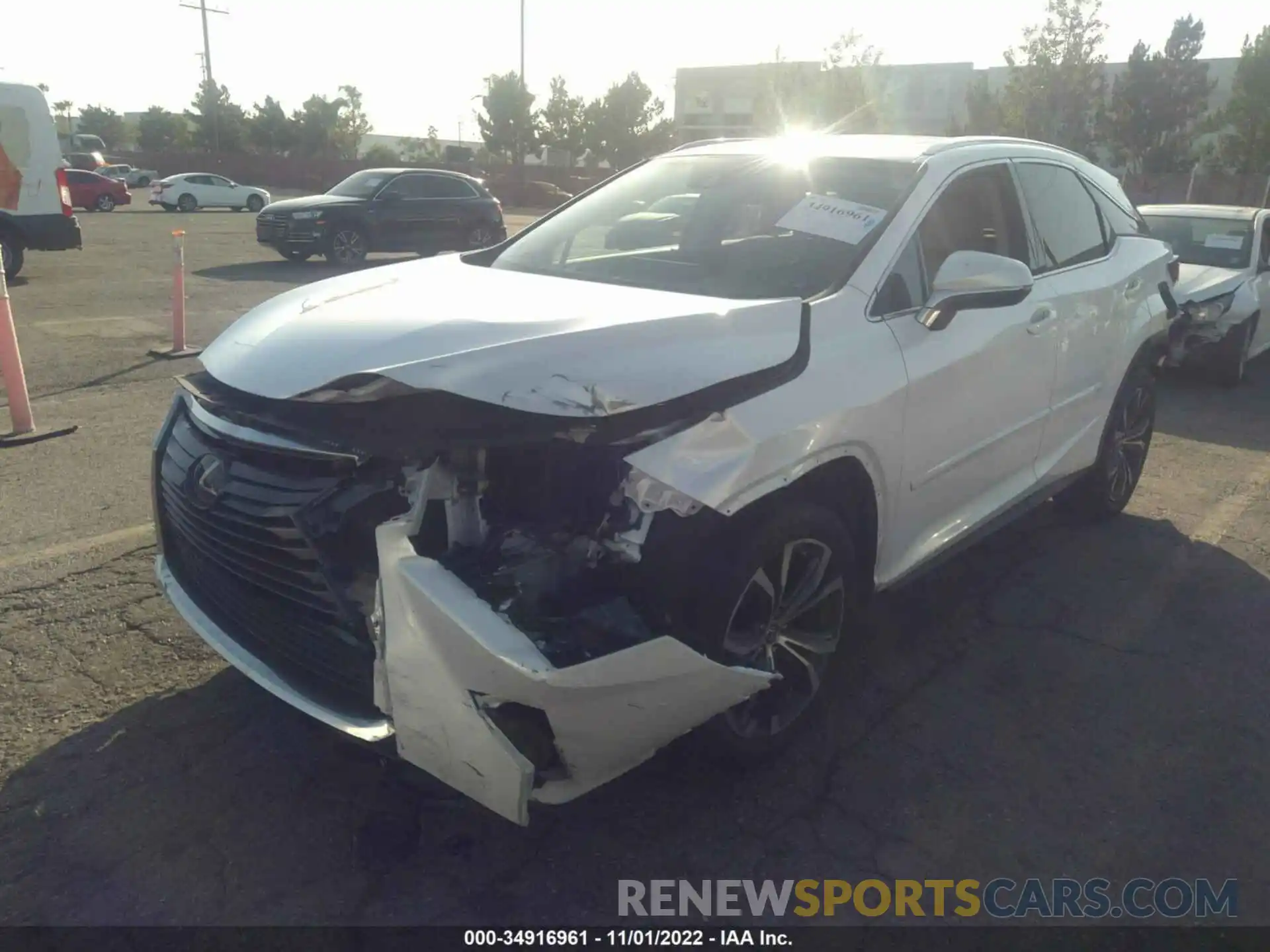 2 Photograph of a damaged car 2T2ZZMCA8KC131187 LEXUS RX 2019