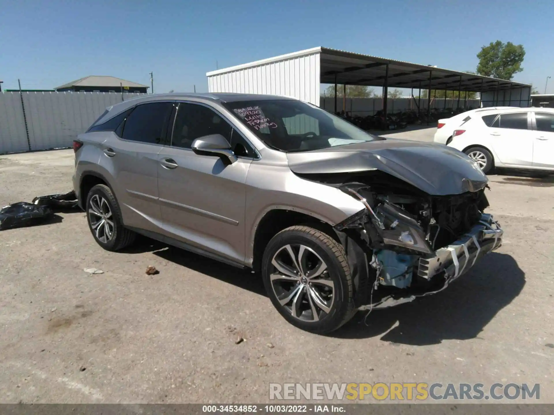 1 Photograph of a damaged car 2T2ZZMCA8KC136308 LEXUS RX 2019