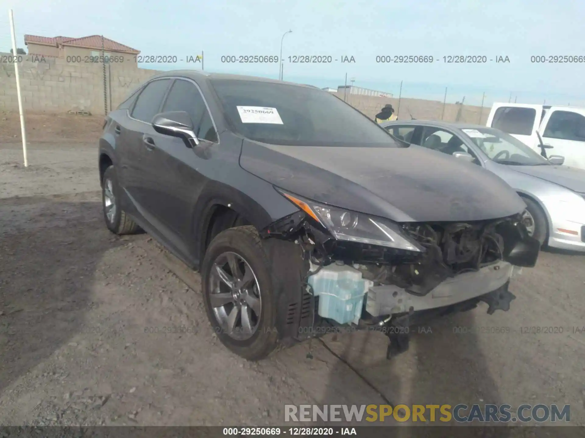 1 Photograph of a damaged car 2T2ZZMCA8KC138480 LEXUS RX 2019