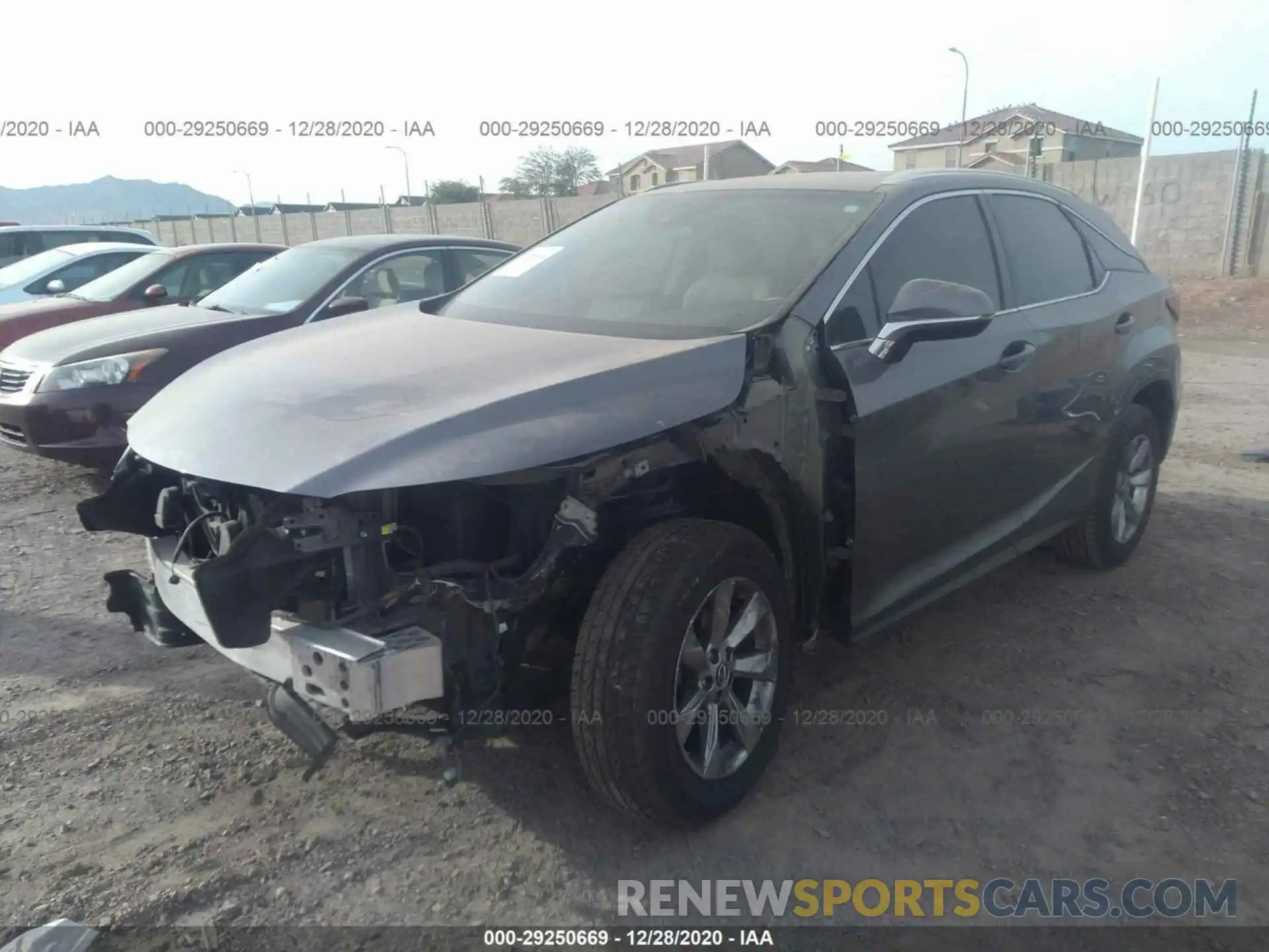 2 Photograph of a damaged car 2T2ZZMCA8KC138480 LEXUS RX 2019