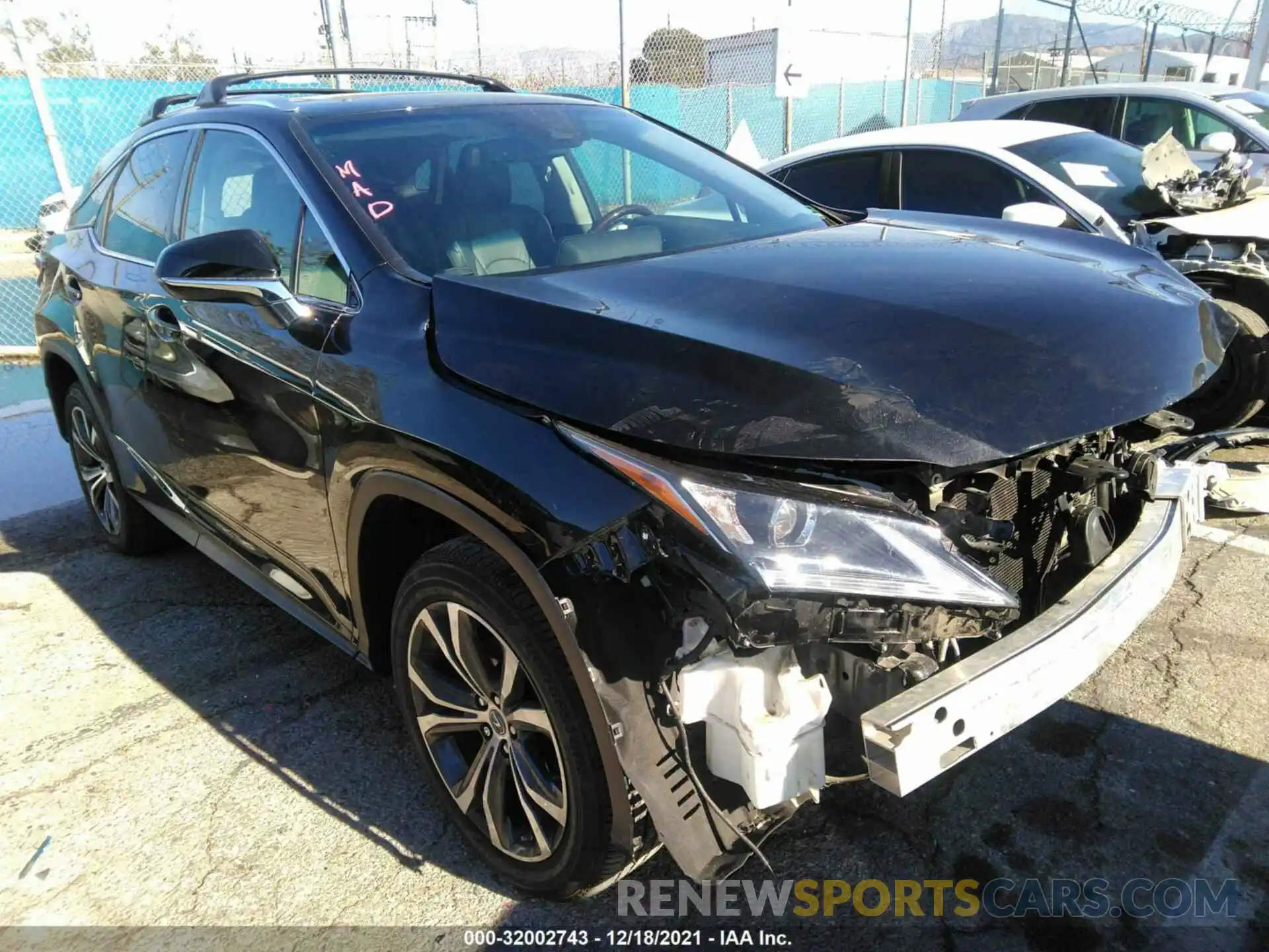 1 Photograph of a damaged car 2T2ZZMCA9KC129397 LEXUS RX 2019