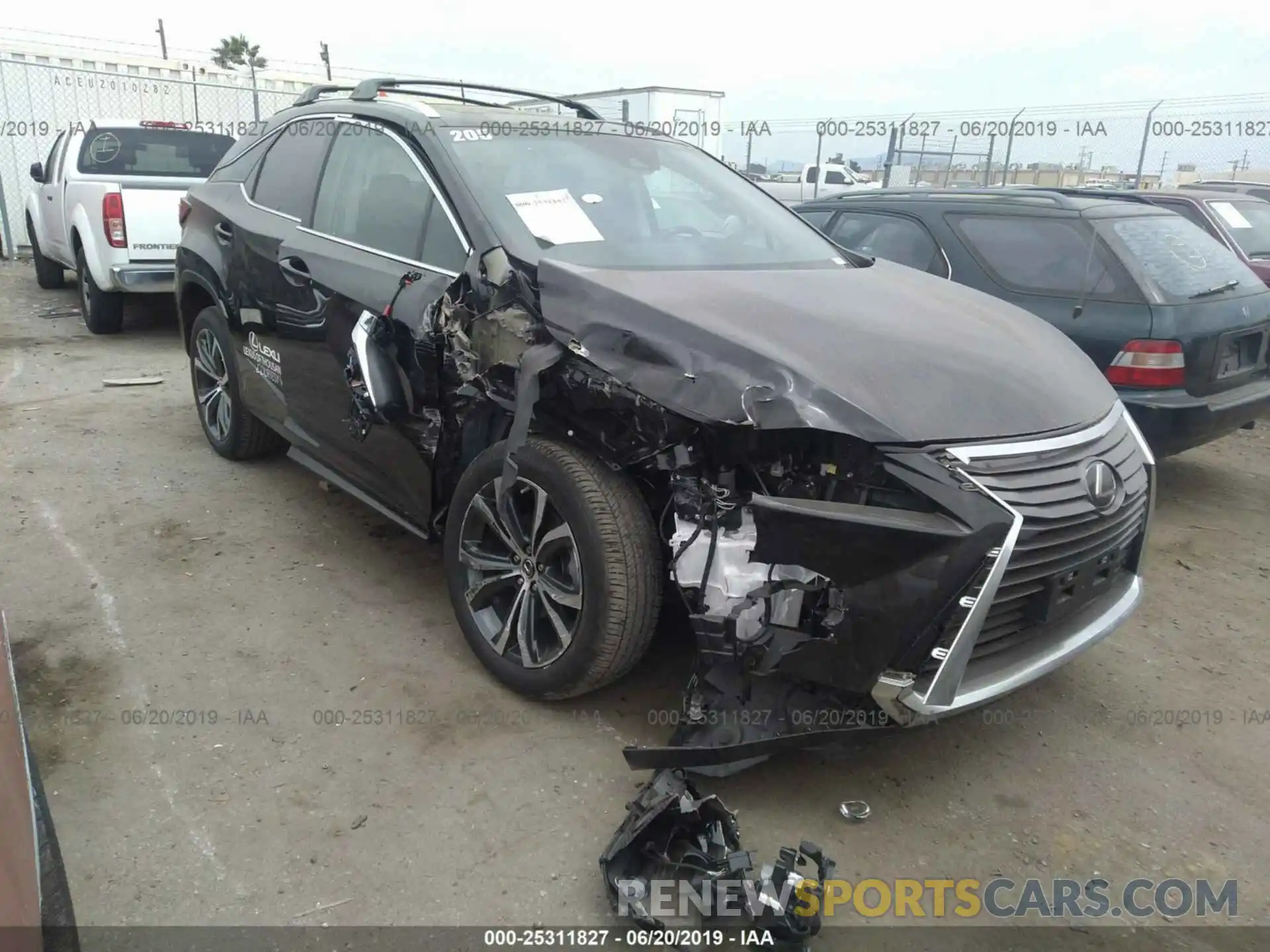 1 Photograph of a damaged car 2T2ZZMCAXKC119591 LEXUS RX 2019