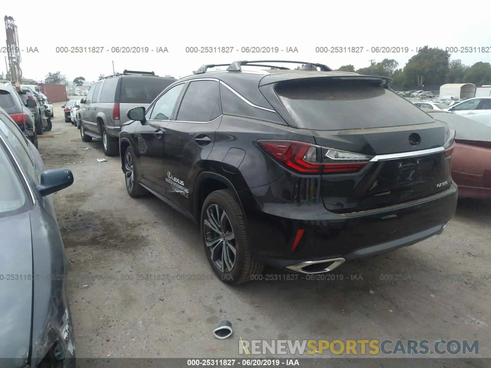 3 Photograph of a damaged car 2T2ZZMCAXKC119591 LEXUS RX 2019