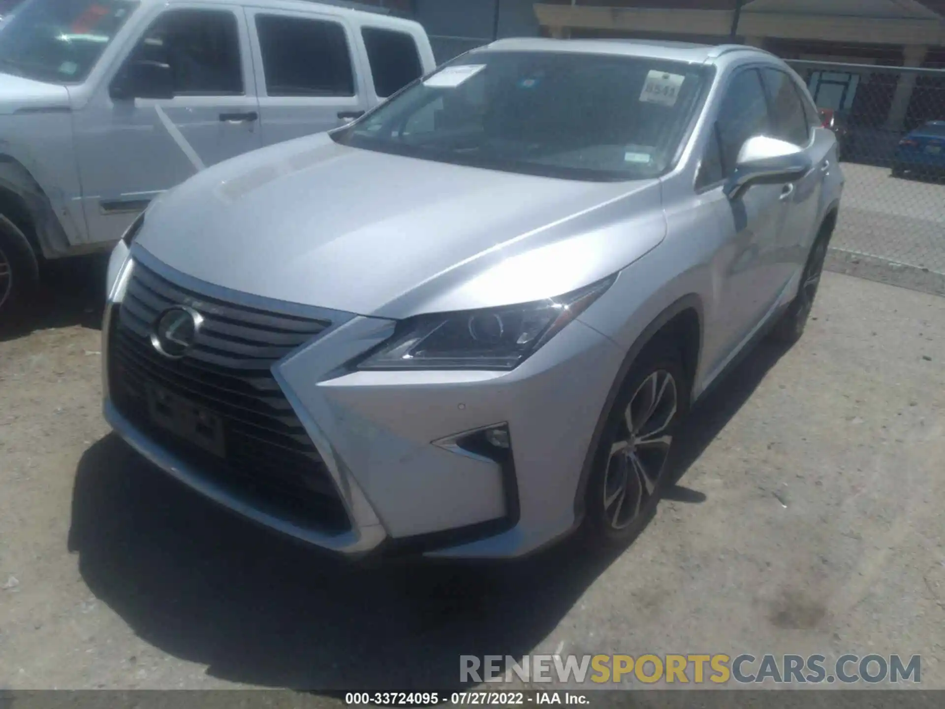 2 Photograph of a damaged car 2T2ZZMCAXKC126962 LEXUS RX 2019