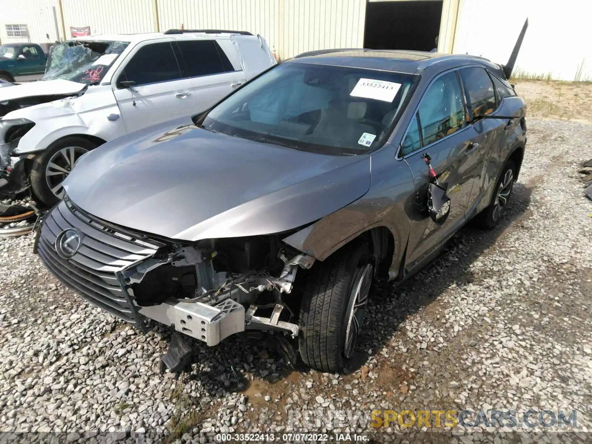 2 Photograph of a damaged car 2T2ZZMCAXKC137184 LEXUS RX 2019