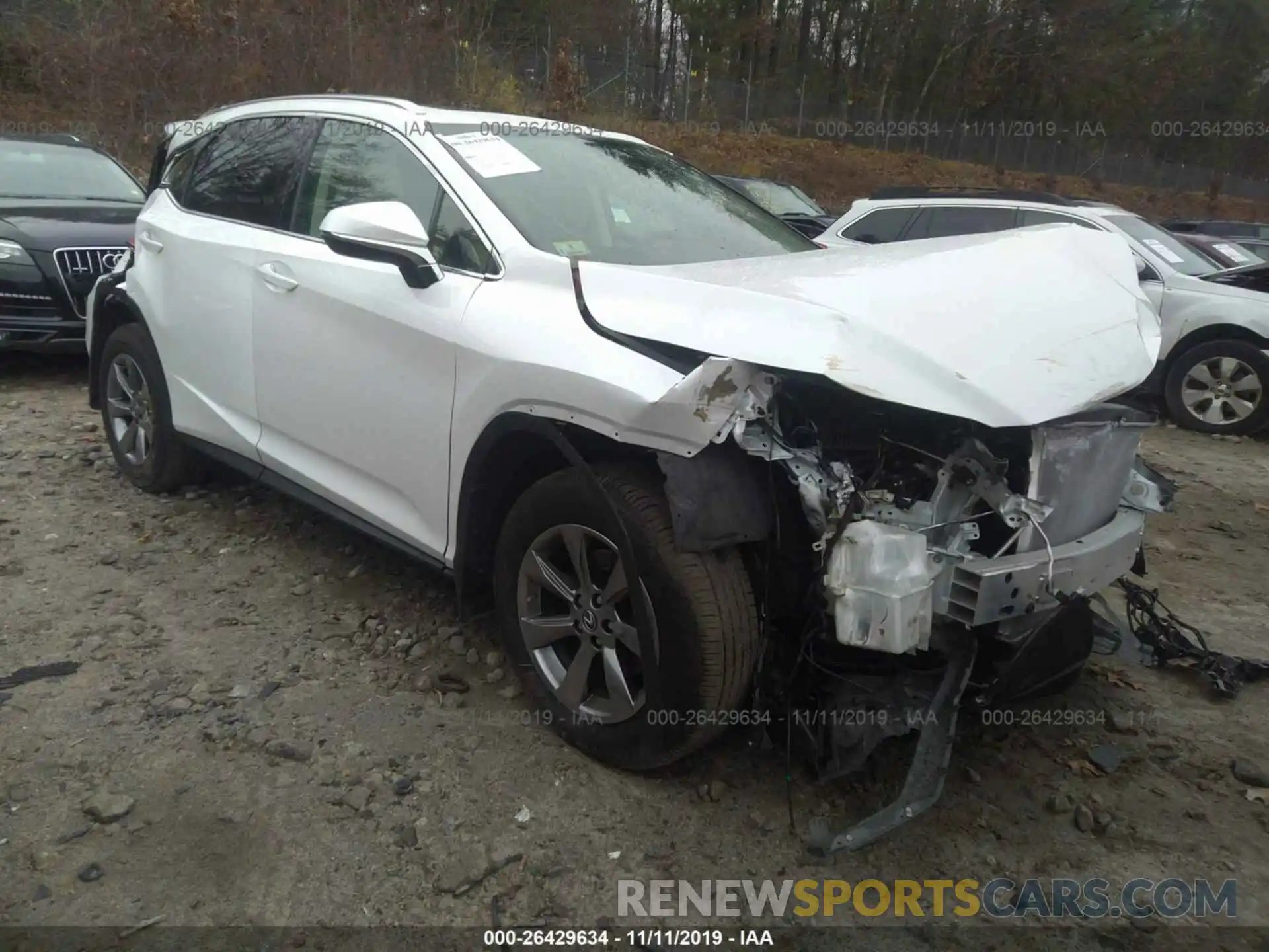 1 Photograph of a damaged car JTJBZMCA1K2042224 LEXUS RX 2019