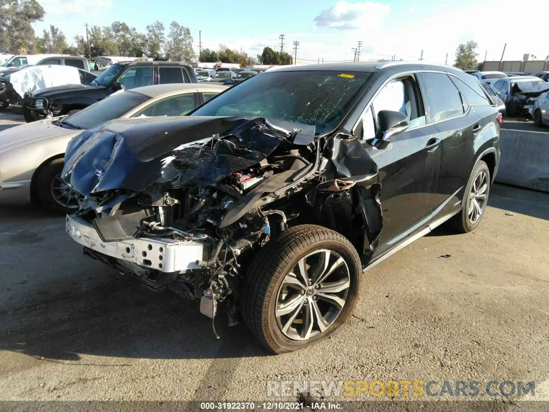 2 Photograph of a damaged car JTJDGKCA1K2008397 LEXUS RX 2019