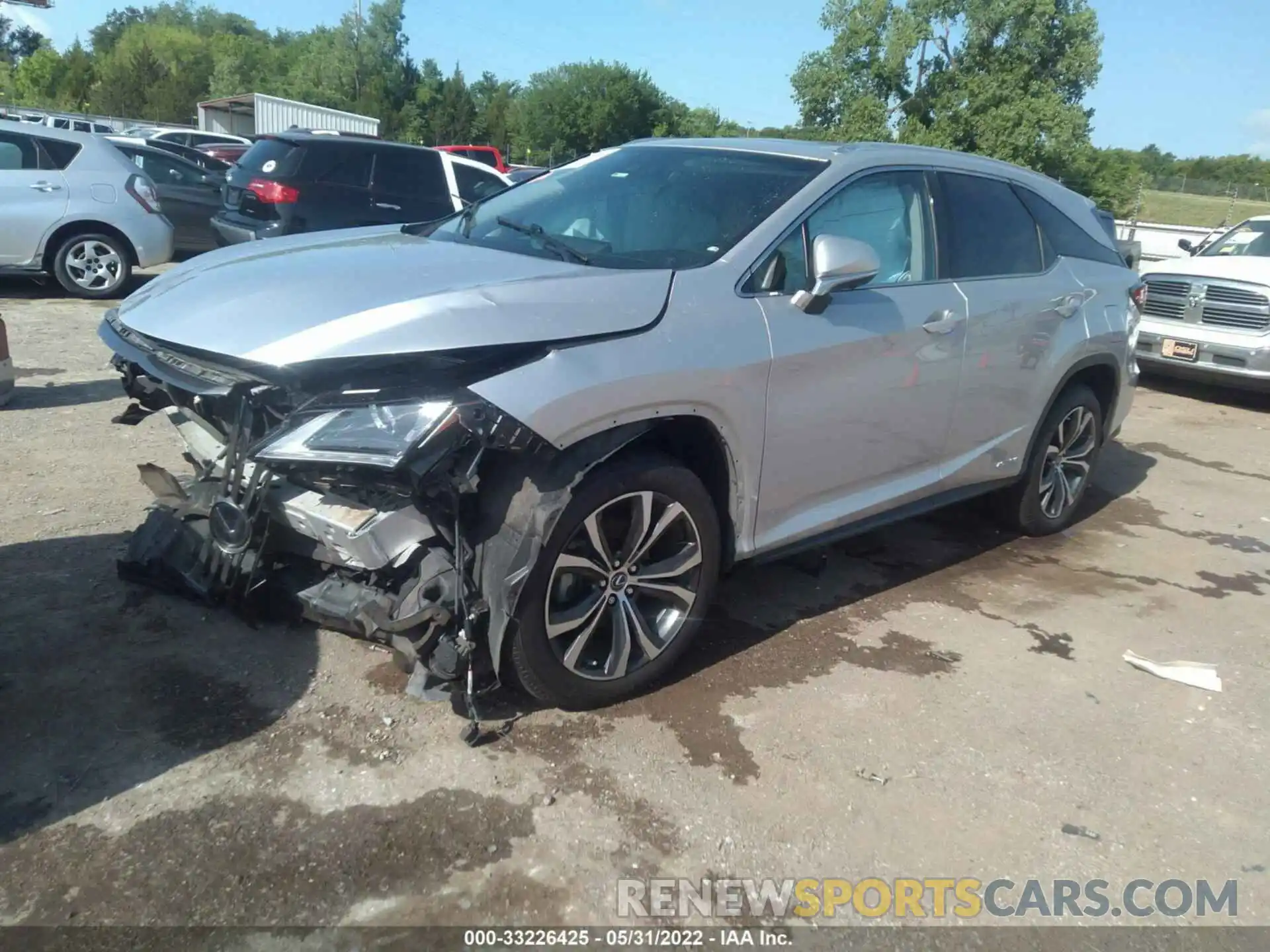 2 Photograph of a damaged car JTJDGKCA9K2007711 LEXUS RX 2019