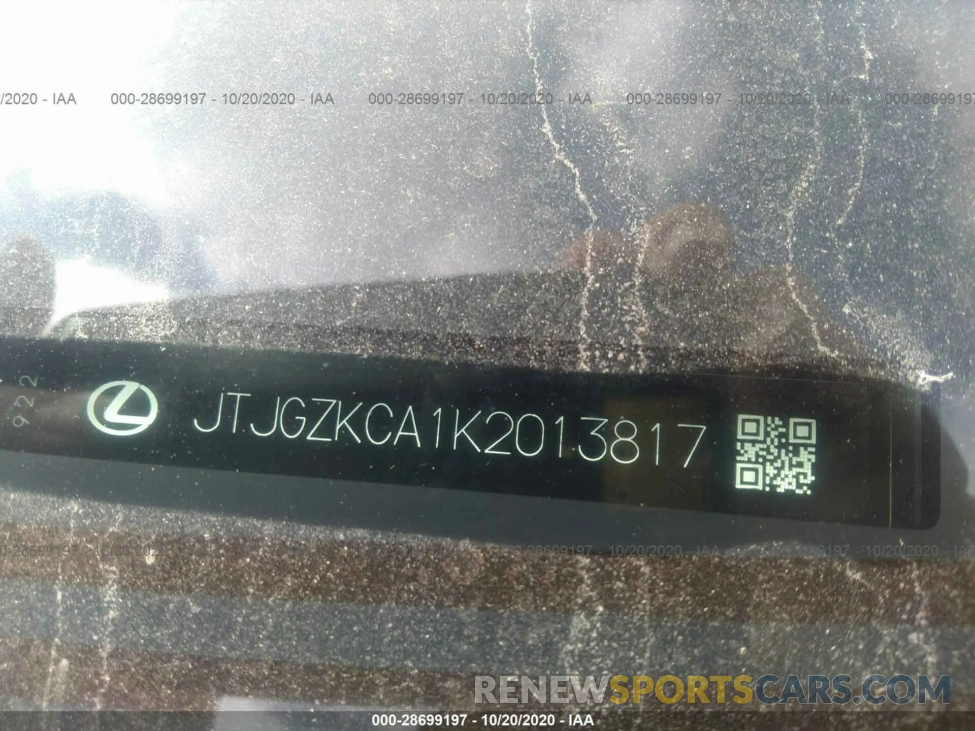 9 Photograph of a damaged car JTJGZKCA1K2013817 LEXUS RX 2019