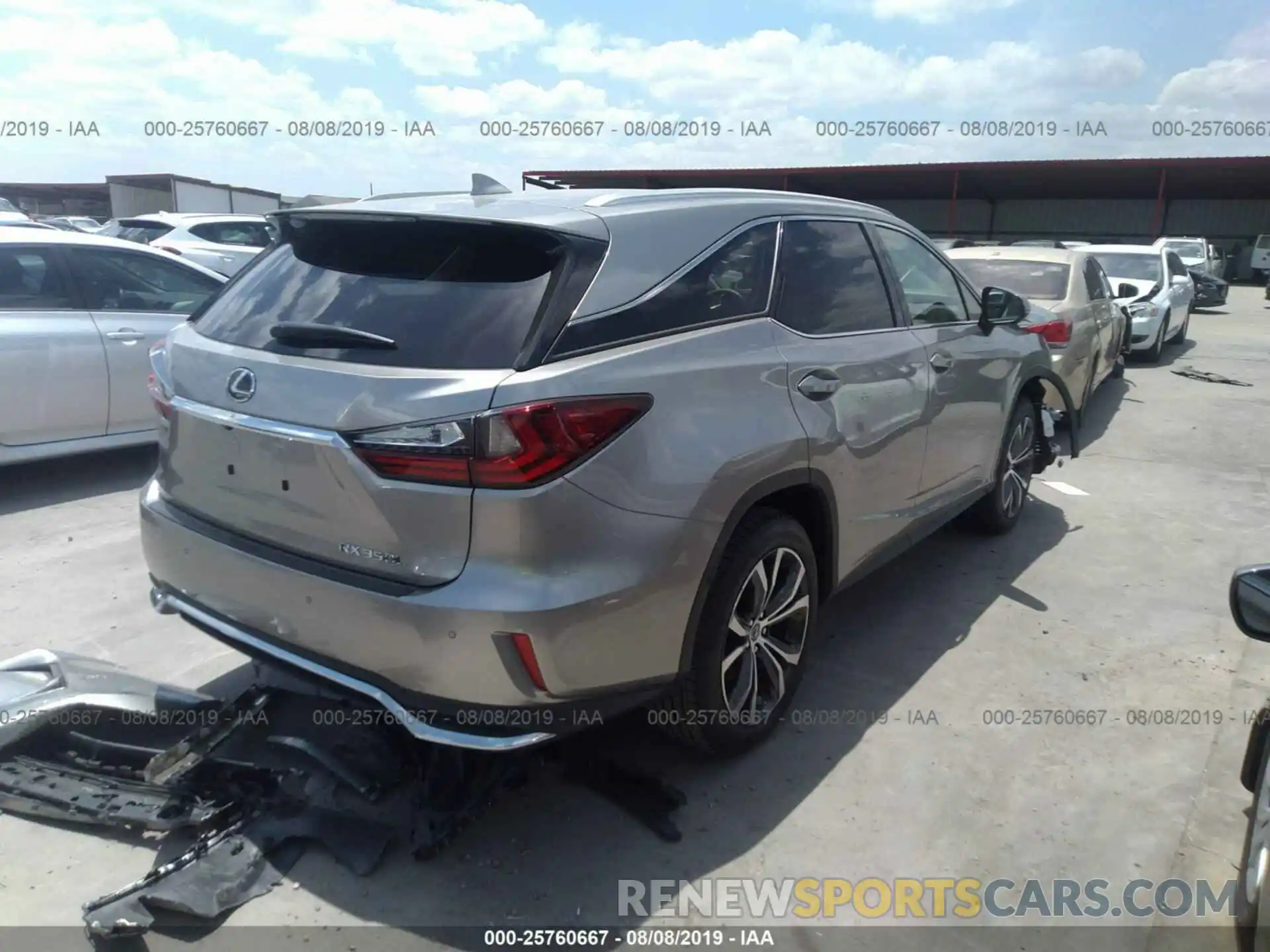 4 Photograph of a damaged car JTJGZKCA8K2012101 LEXUS RX 2019