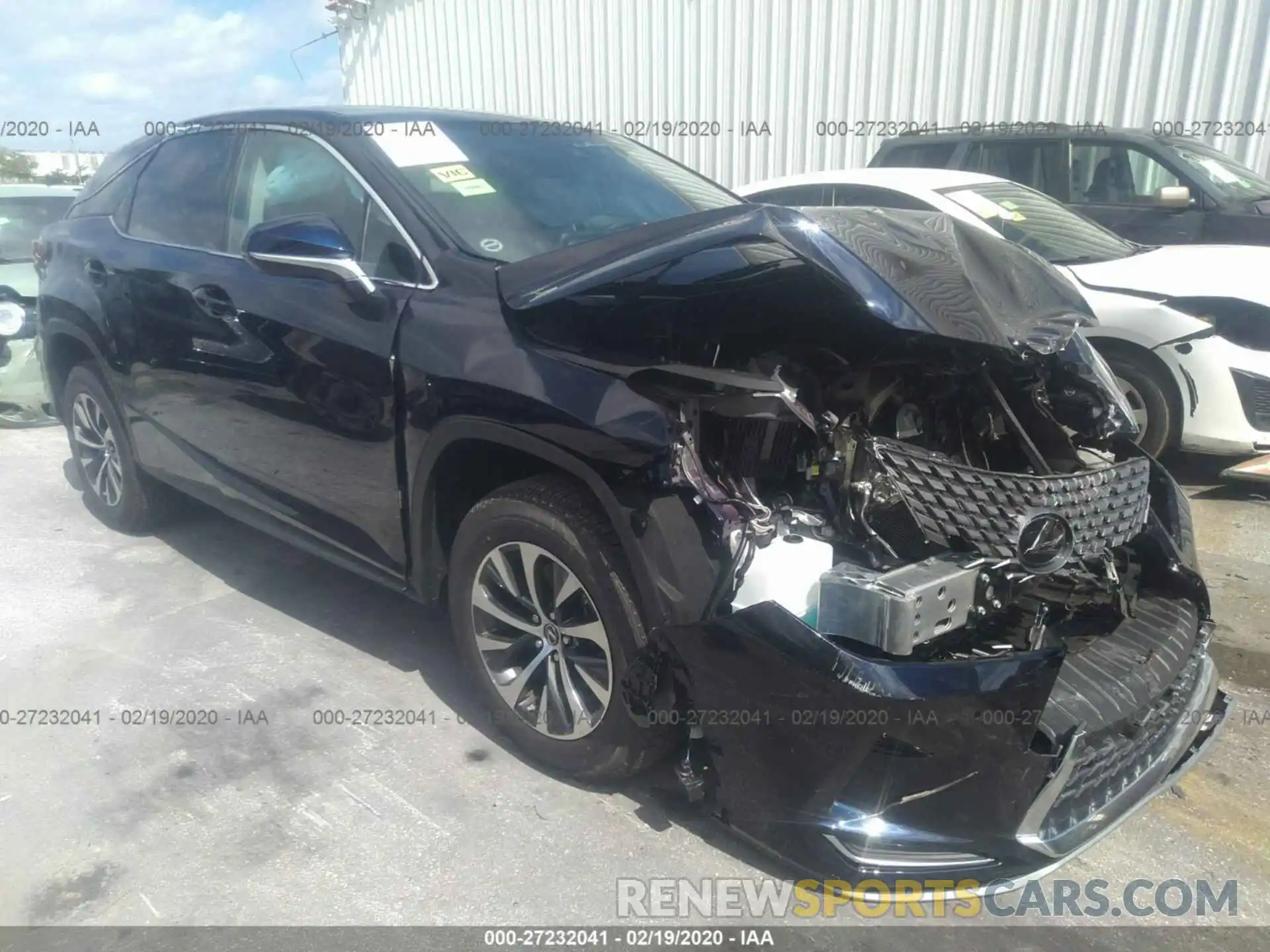 1 Photograph of a damaged car 2T2AZMAA1LC164176 LEXUS RX 2020