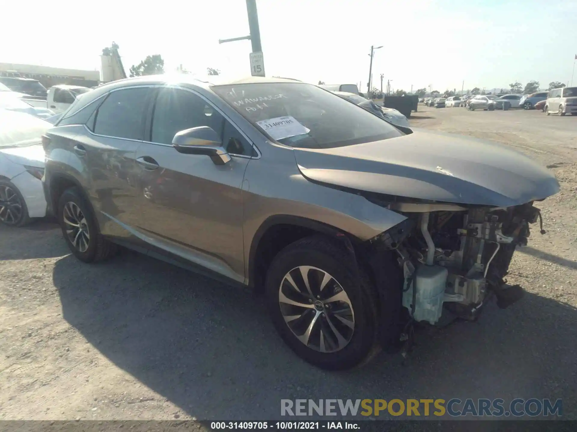 1 Photograph of a damaged car 2T2AZMAA8LC154969 LEXUS RX 2020