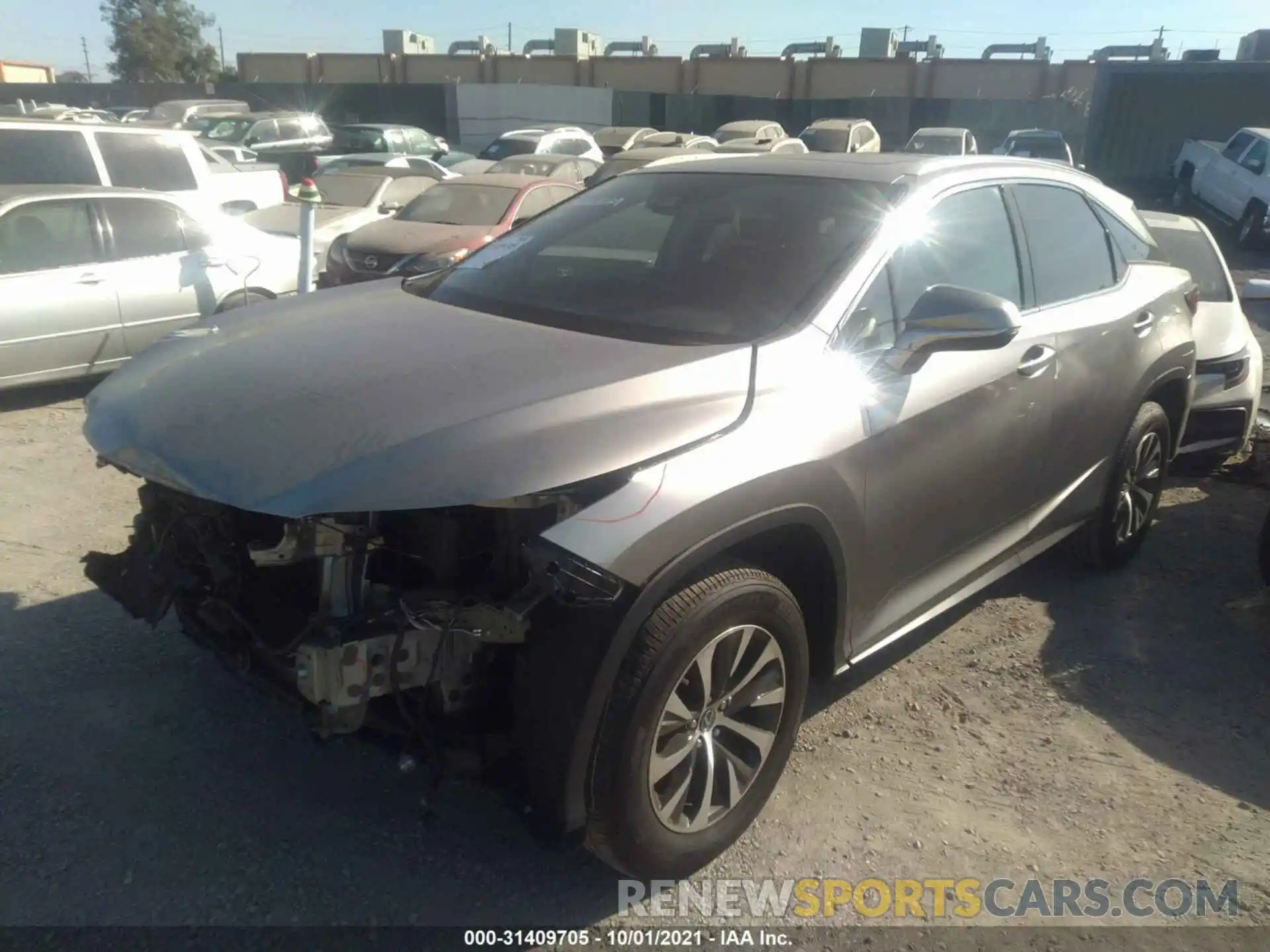 2 Photograph of a damaged car 2T2AZMAA8LC154969 LEXUS RX 2020