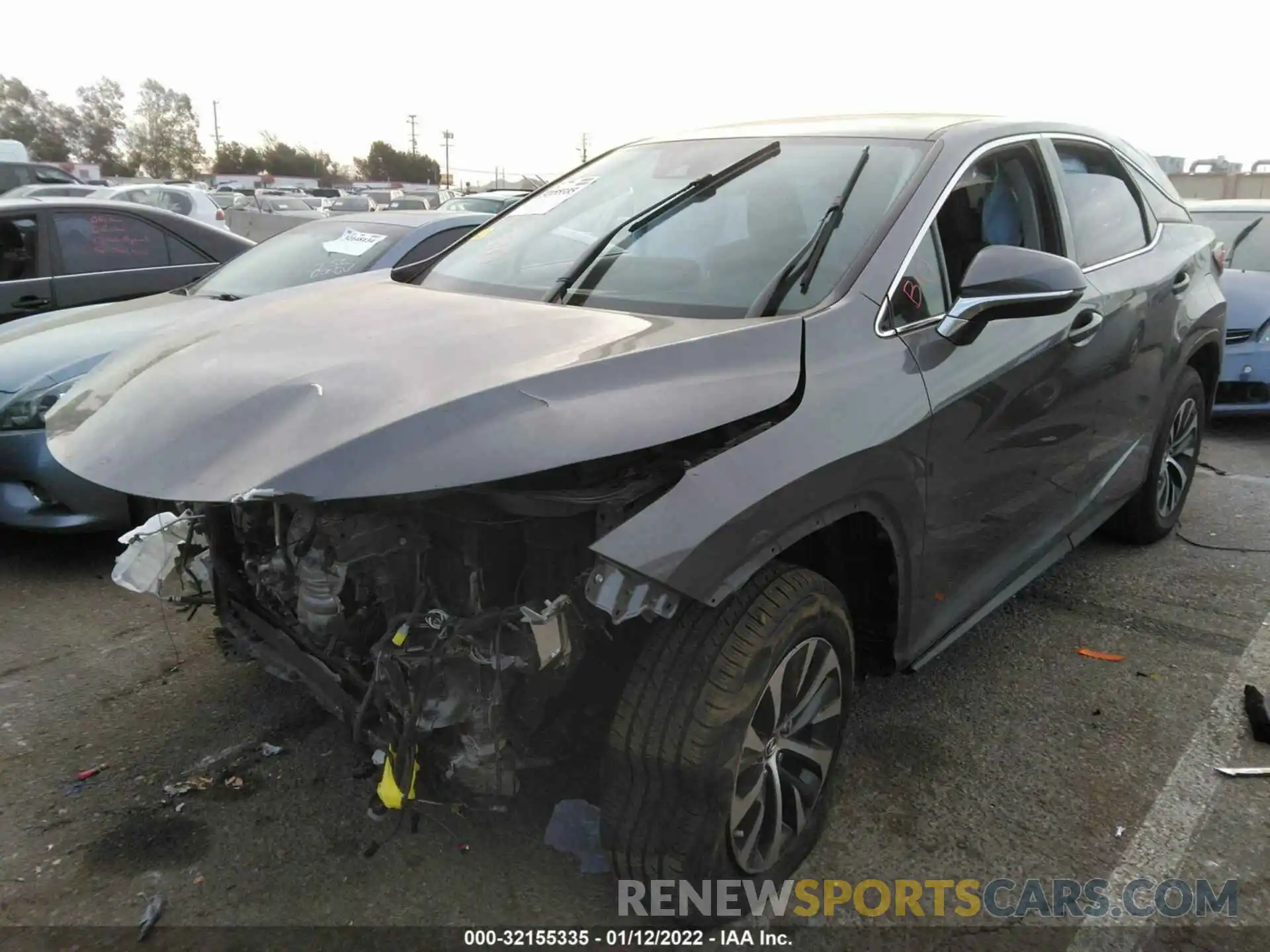 2 Photograph of a damaged car 2T2AZMAAXLC164435 LEXUS RX 2020