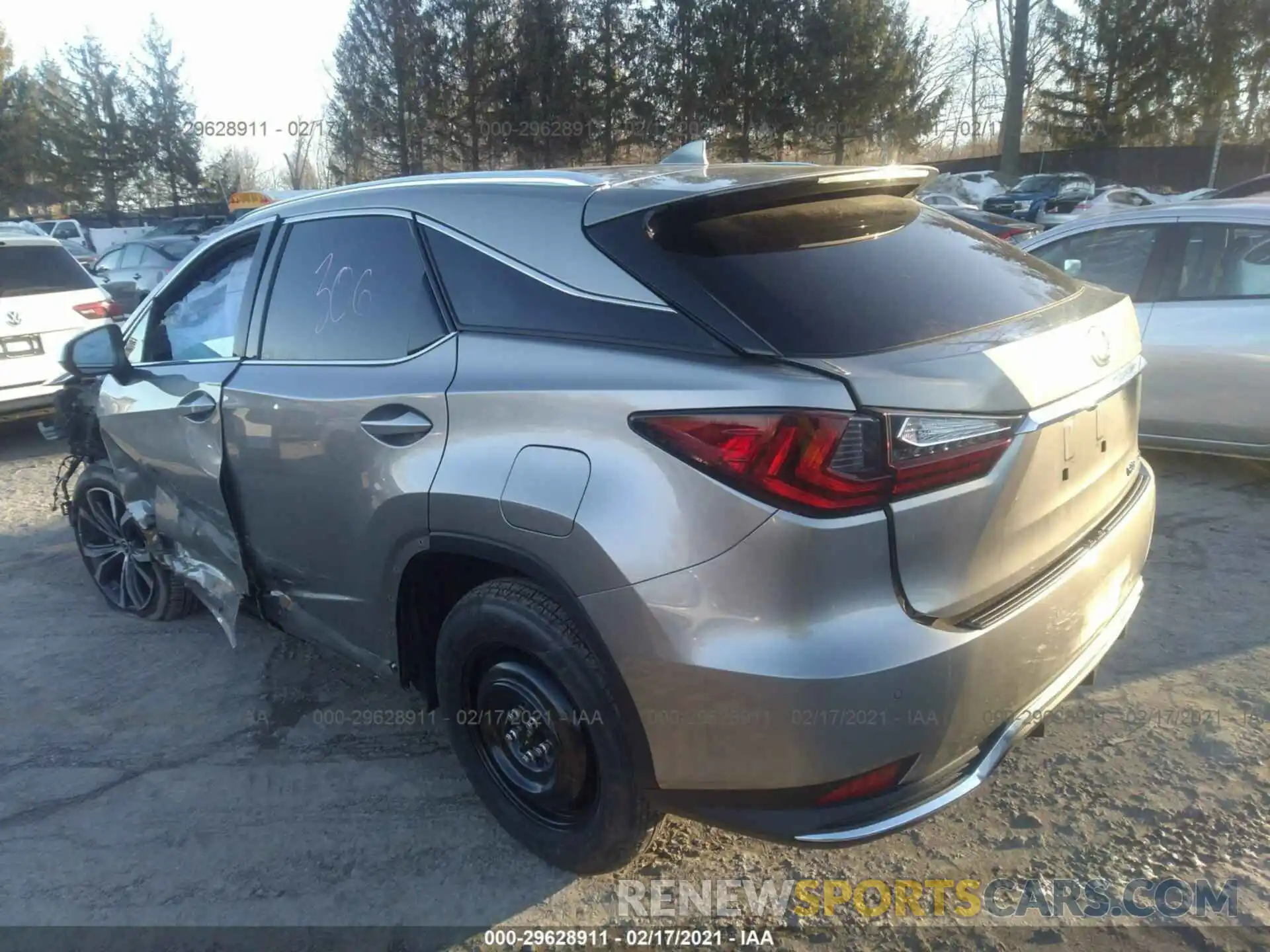 3 Photograph of a damaged car 2T2HGMDA2LC055600 LEXUS RX 2020