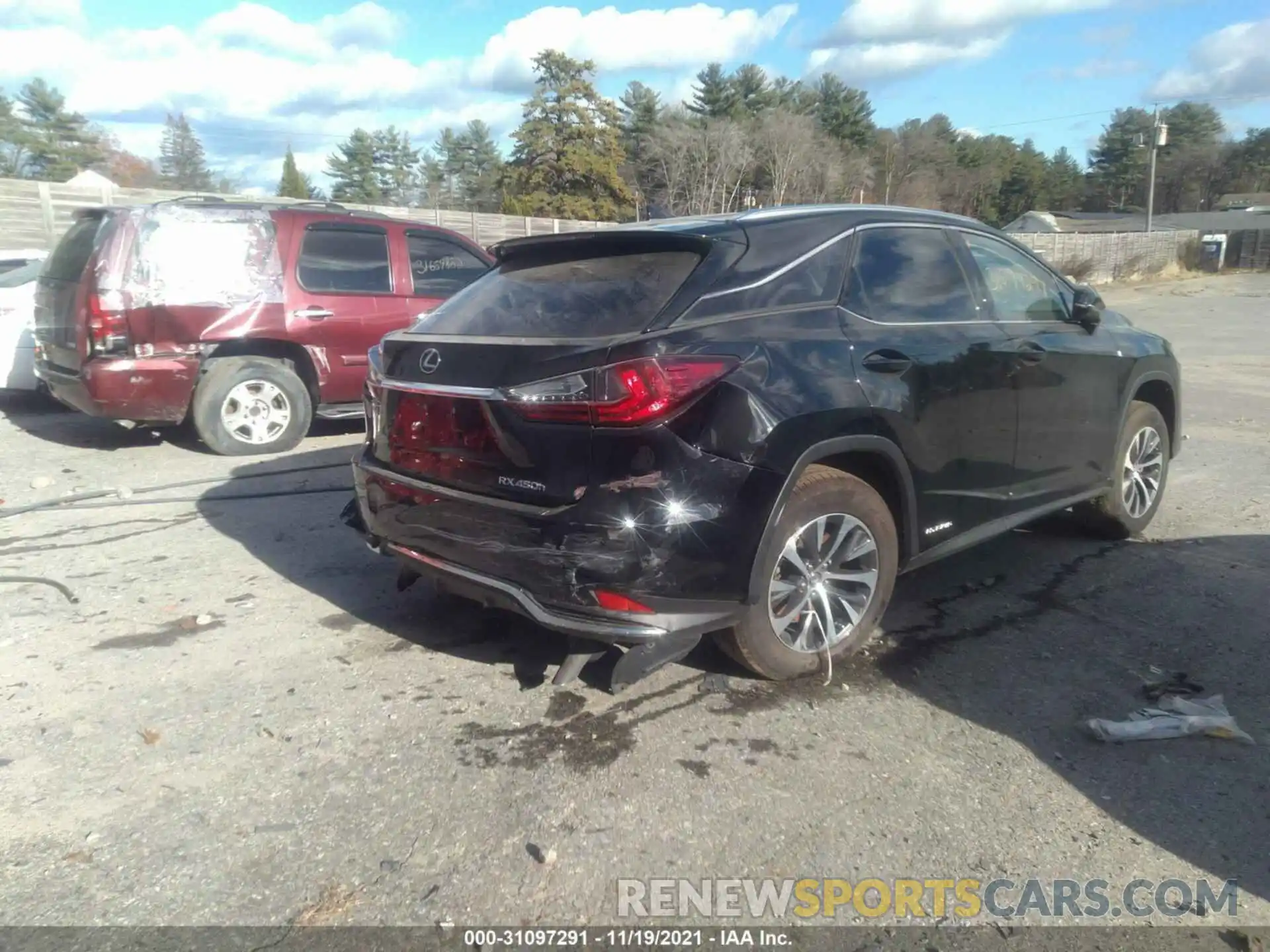 4 Photograph of a damaged car 2T2HGMDA4LC054044 LEXUS RX 2020