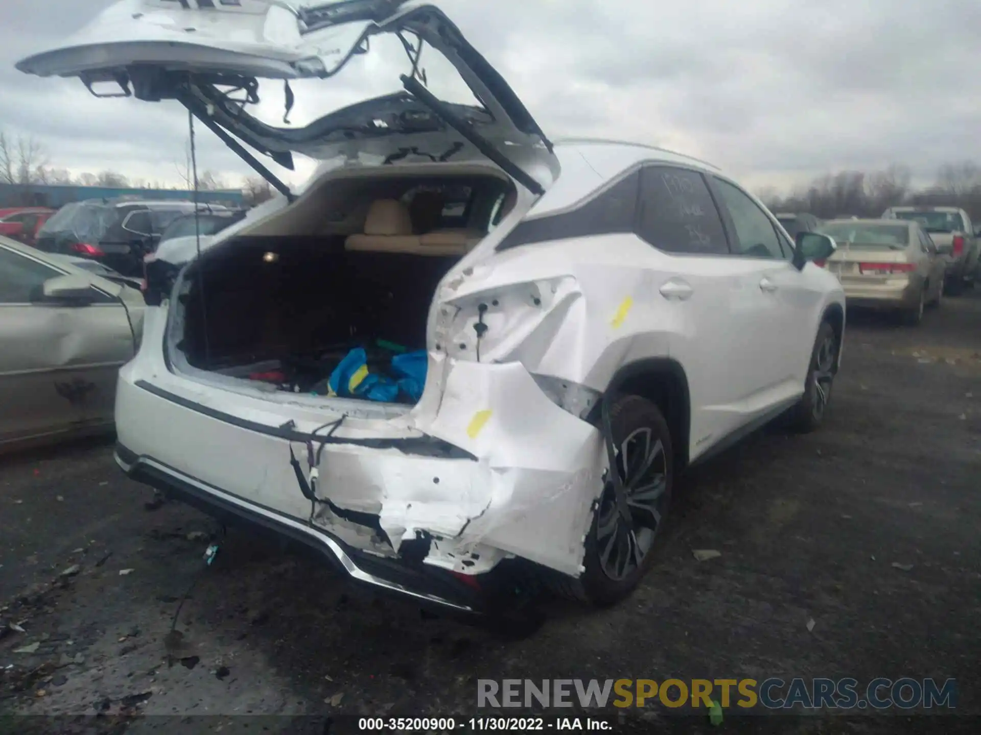 4 Photograph of a damaged car 2T2HGMDA6LC048391 LEXUS RX 2020