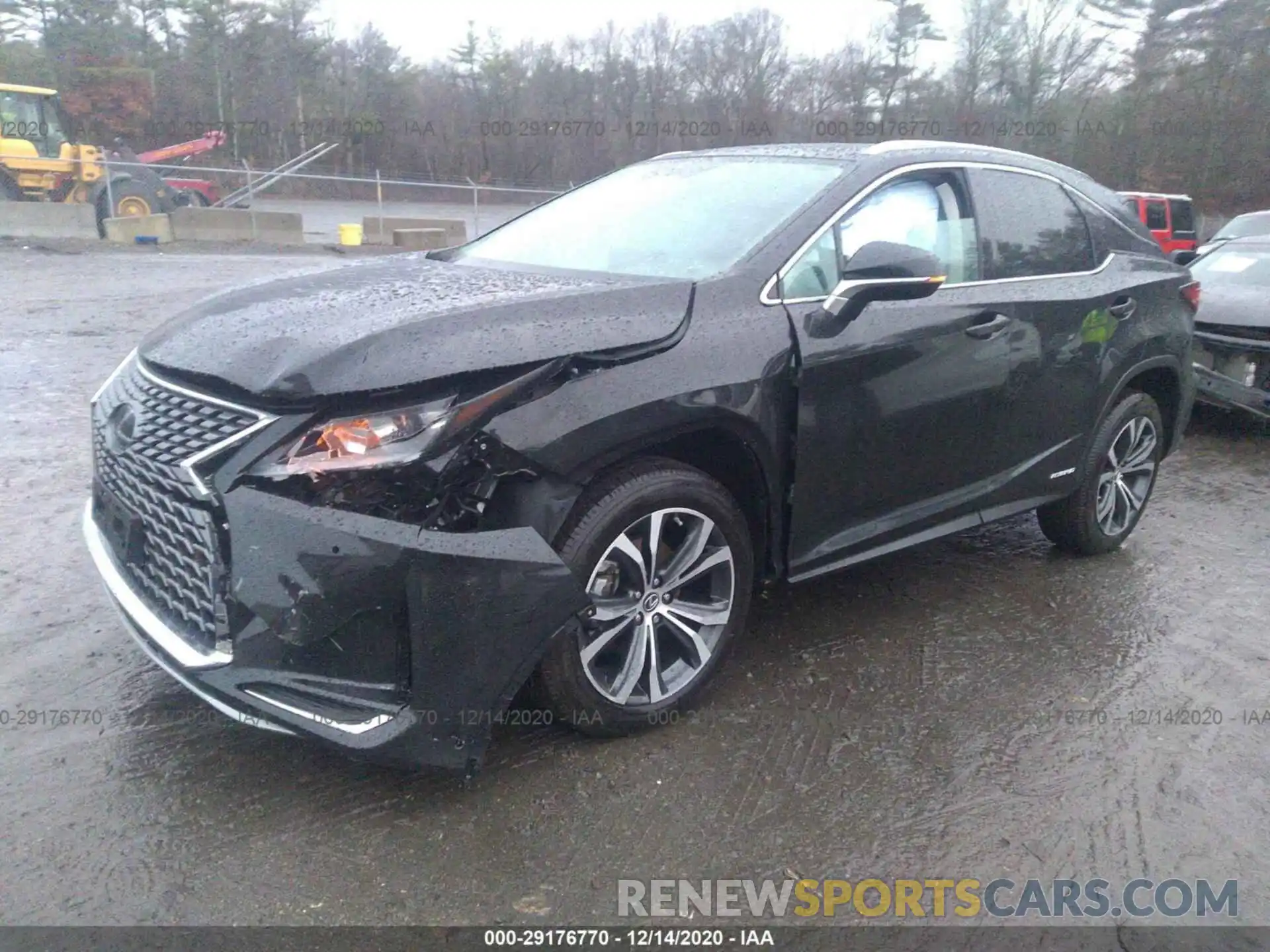 2 Photograph of a damaged car 2T2HGMDA8LC052801 LEXUS RX 2020